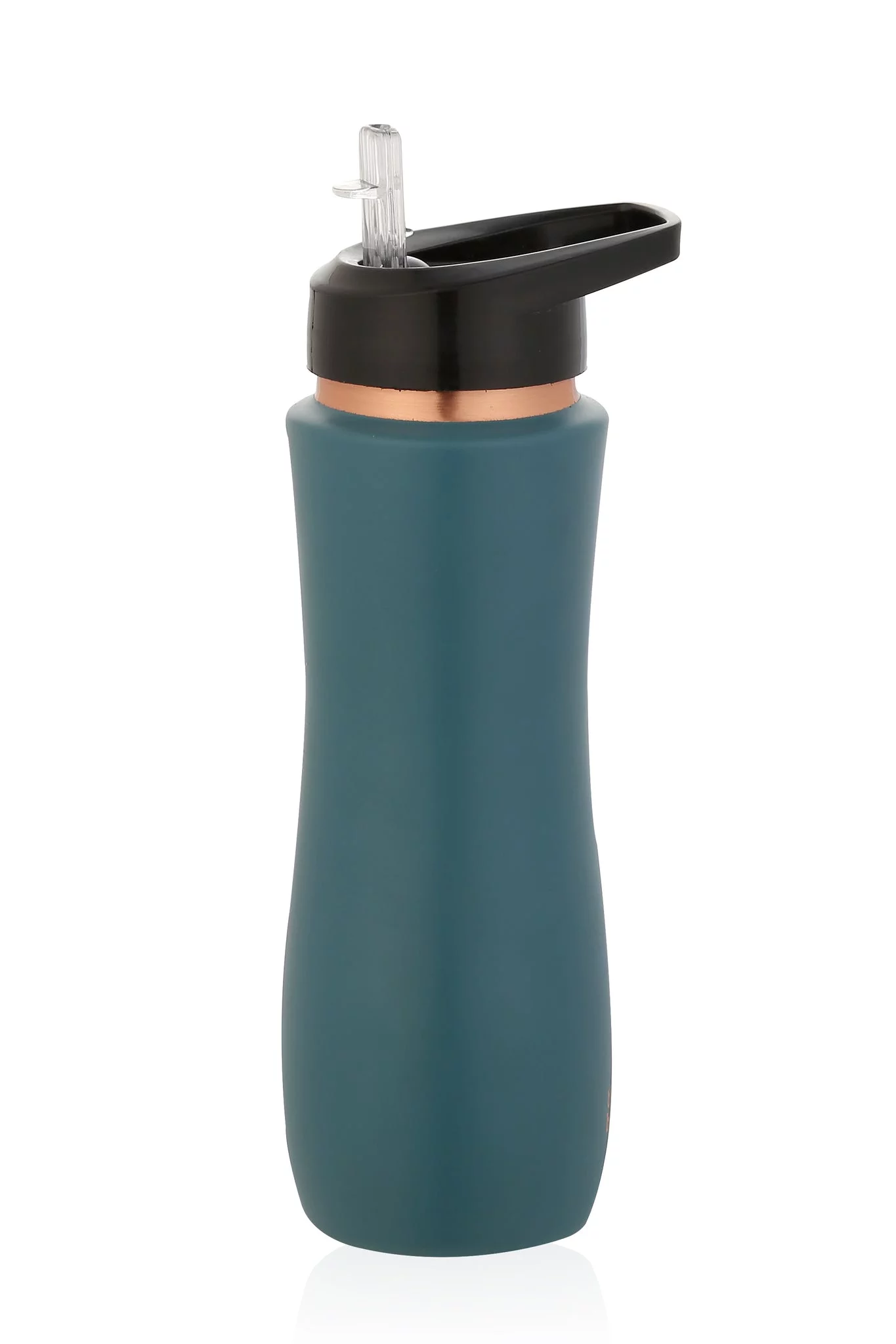 Copper Sipper Bottle (Green) Water Bottle With Leak Proof Multipurpose Bottle For Gym, Travelling, Yoga, Ayurveda, Outdoors, Indoors 1000 ml