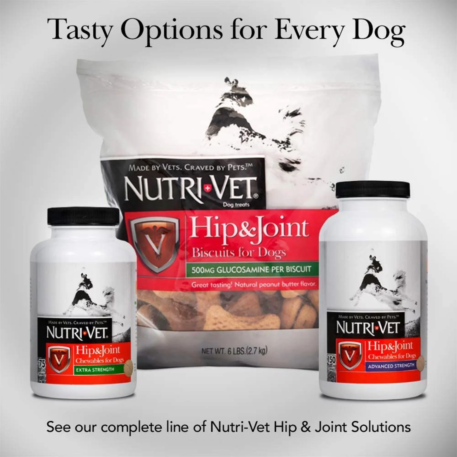 Nutri-Vet Hip  Joint Chewable Dog Supplements 90 Count