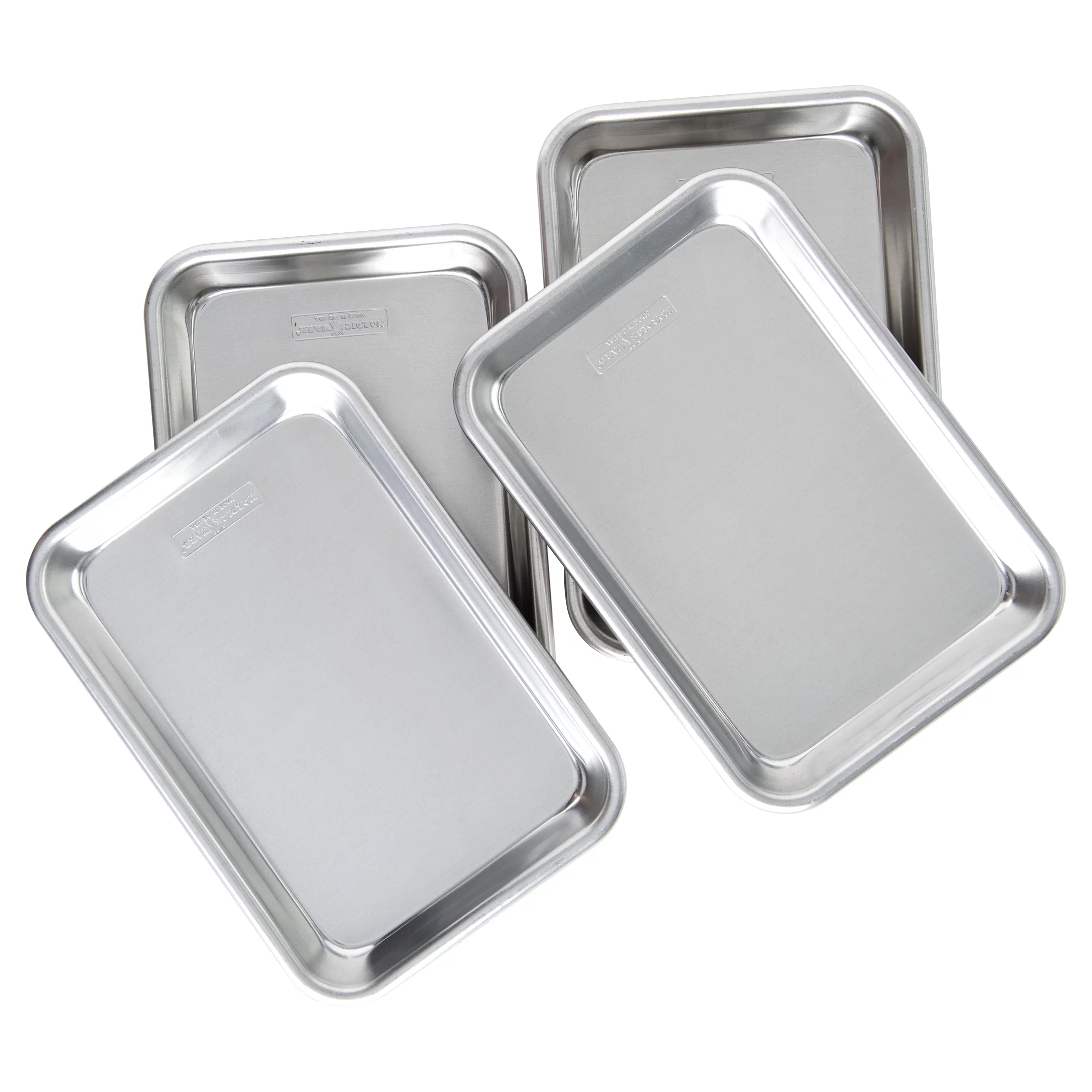 Nordic Ware Naturals Aluminum 4 Pack 1/8 Sheets, 10.1