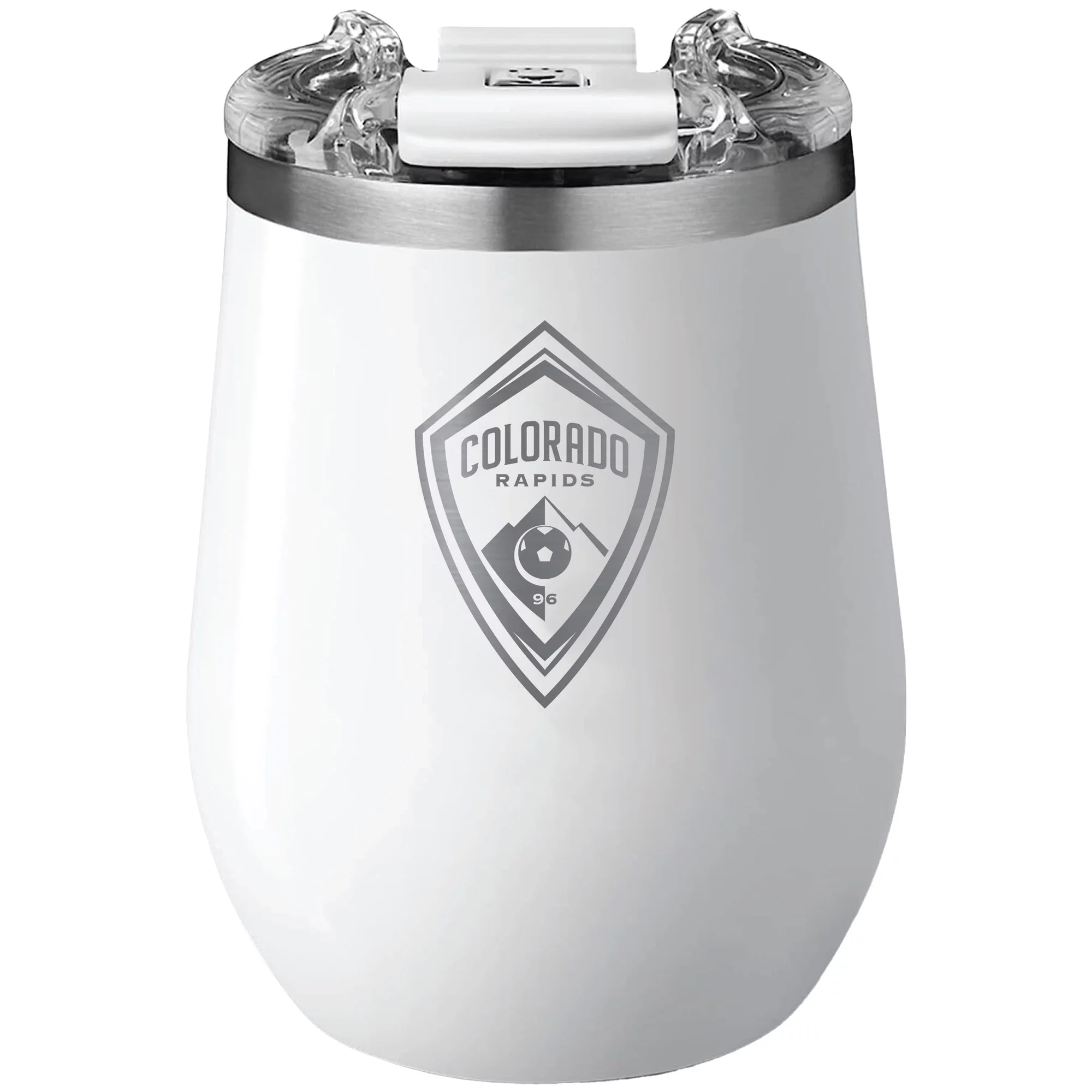 BruMate White Colorado Rapids 14oz. Wine Tumbler