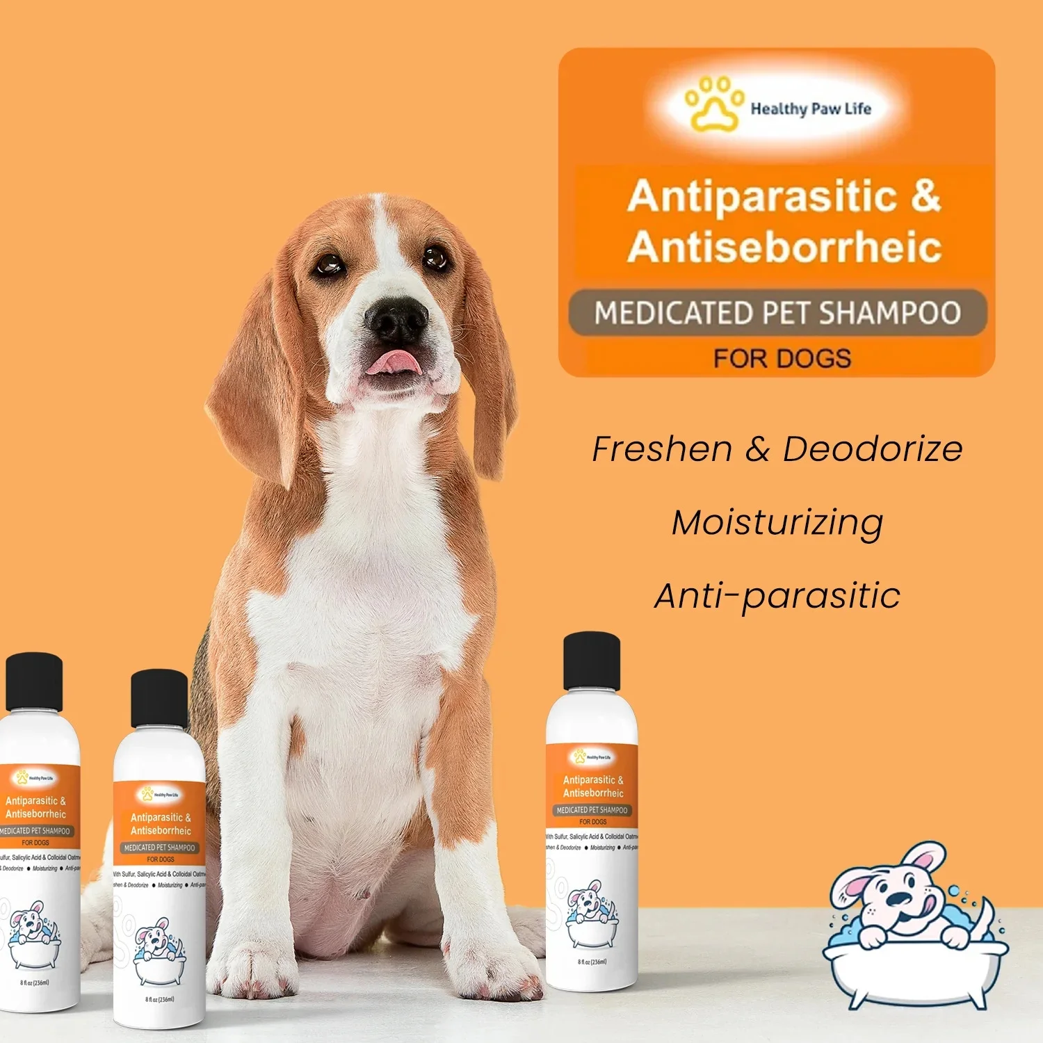Sulfur Salicylic Acid Oatmeal Dog Shampoo