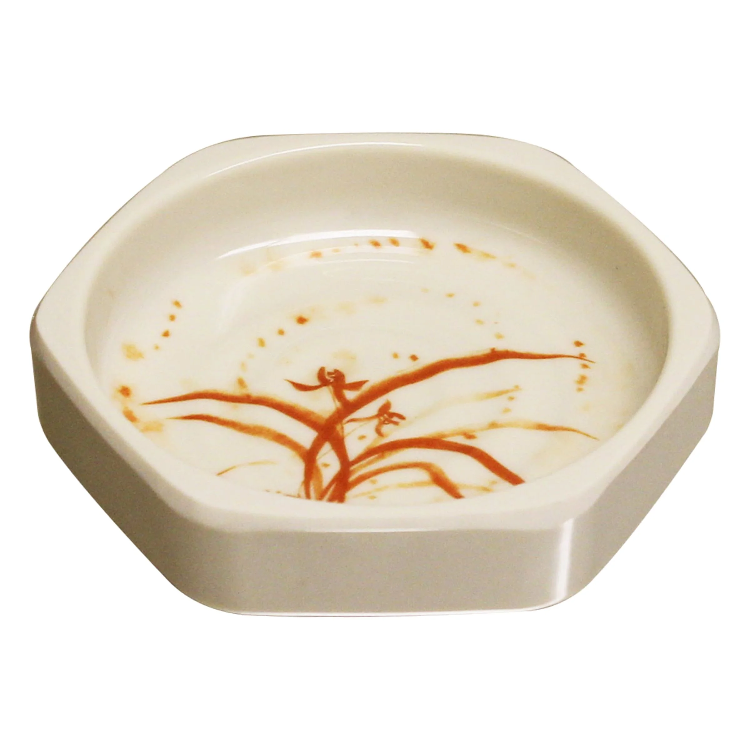 Excellante Gold Orchid Melamine Dinnerware Collection 3 oz., 4