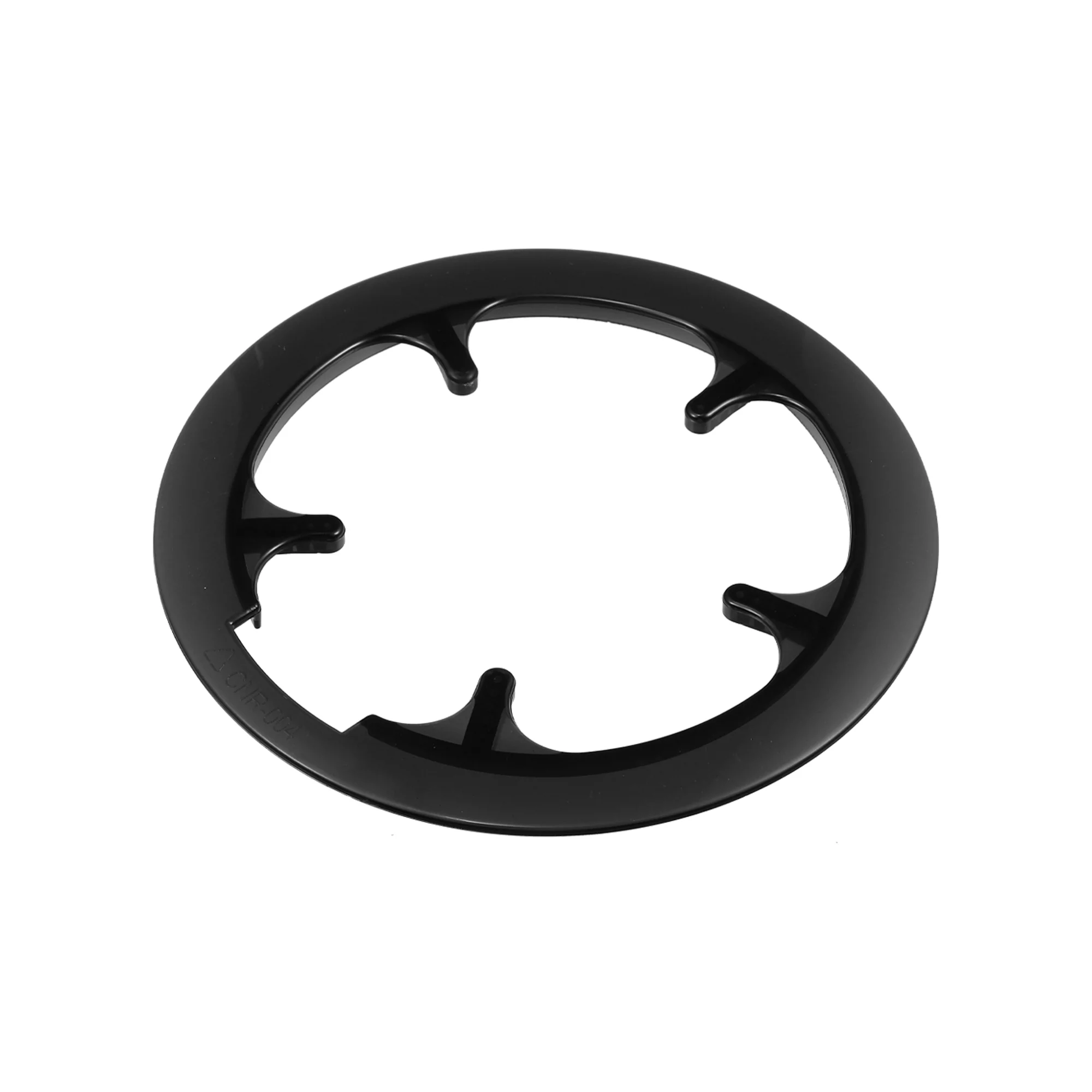Unique Bargains 2 Pcs 6.5cm 5 Holes Bicycle Bike Crankset Chain Wheel Cover Protection Chain Wheel Protective Black