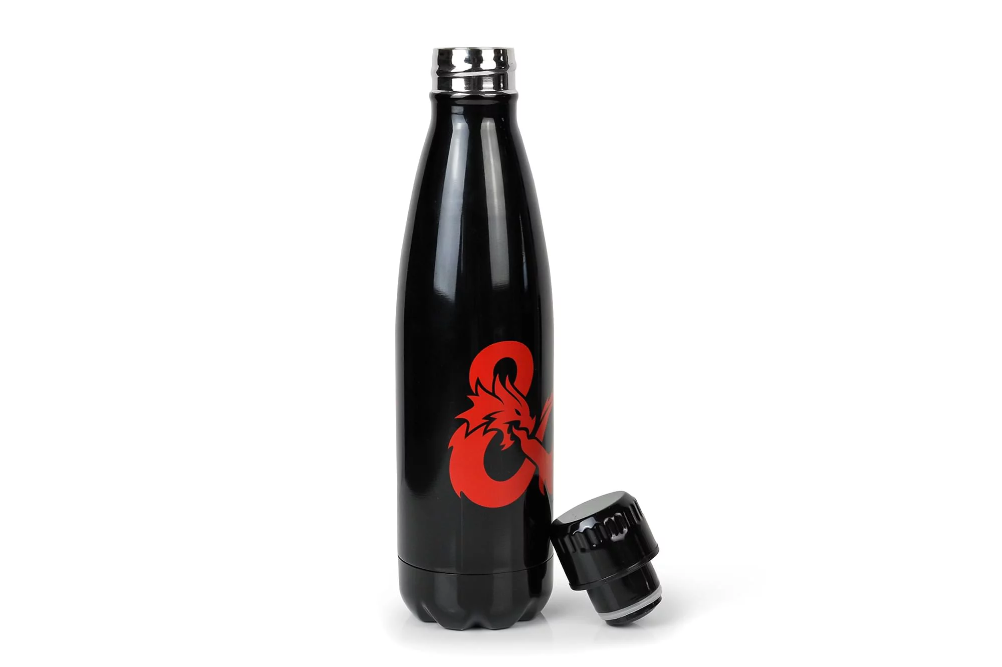 Dungeons & Dragons Logo | Metal Stainless Steel Water Bottle | Holds 17 Ounces