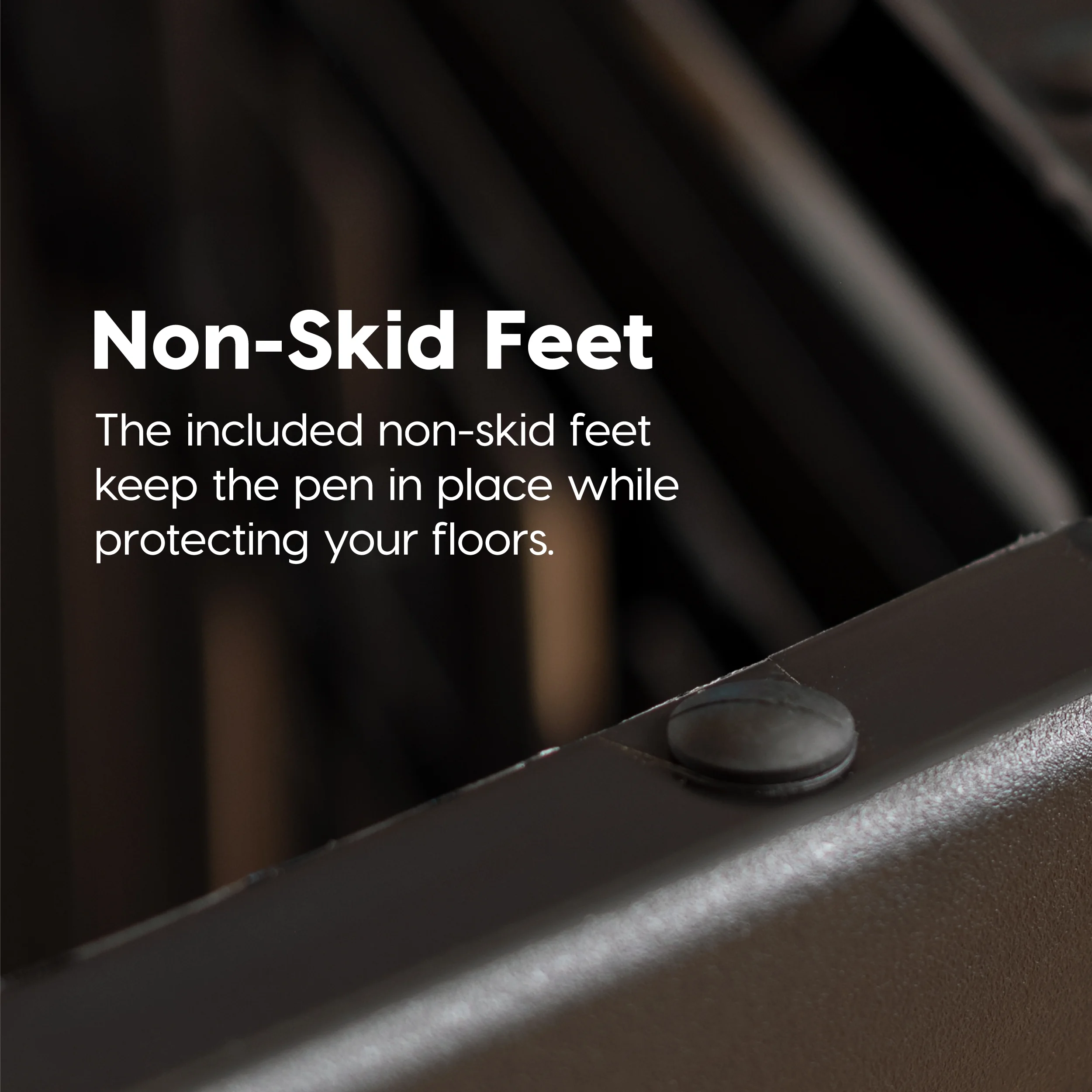 IRIS USA 24'' Pet Playpen 2 Panel Add-On, Dog Playpen, Puppy Small Medium Dogs, Heavy-Duty Molded Plastic, Rust-Free, Customizable, Black