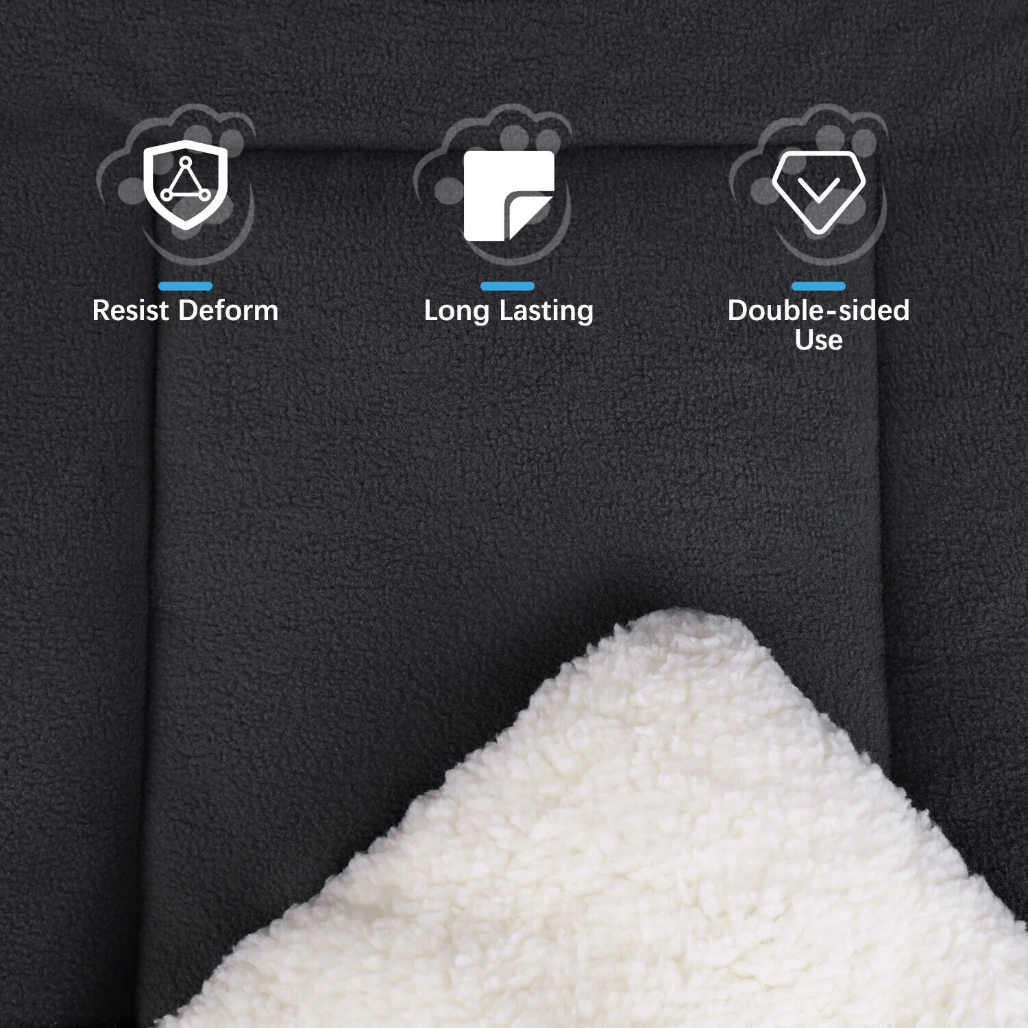 Pet Dog Cat Bed Mat Soft Crate Kennel Pad Washable Anti-Slip Mattress Cushion