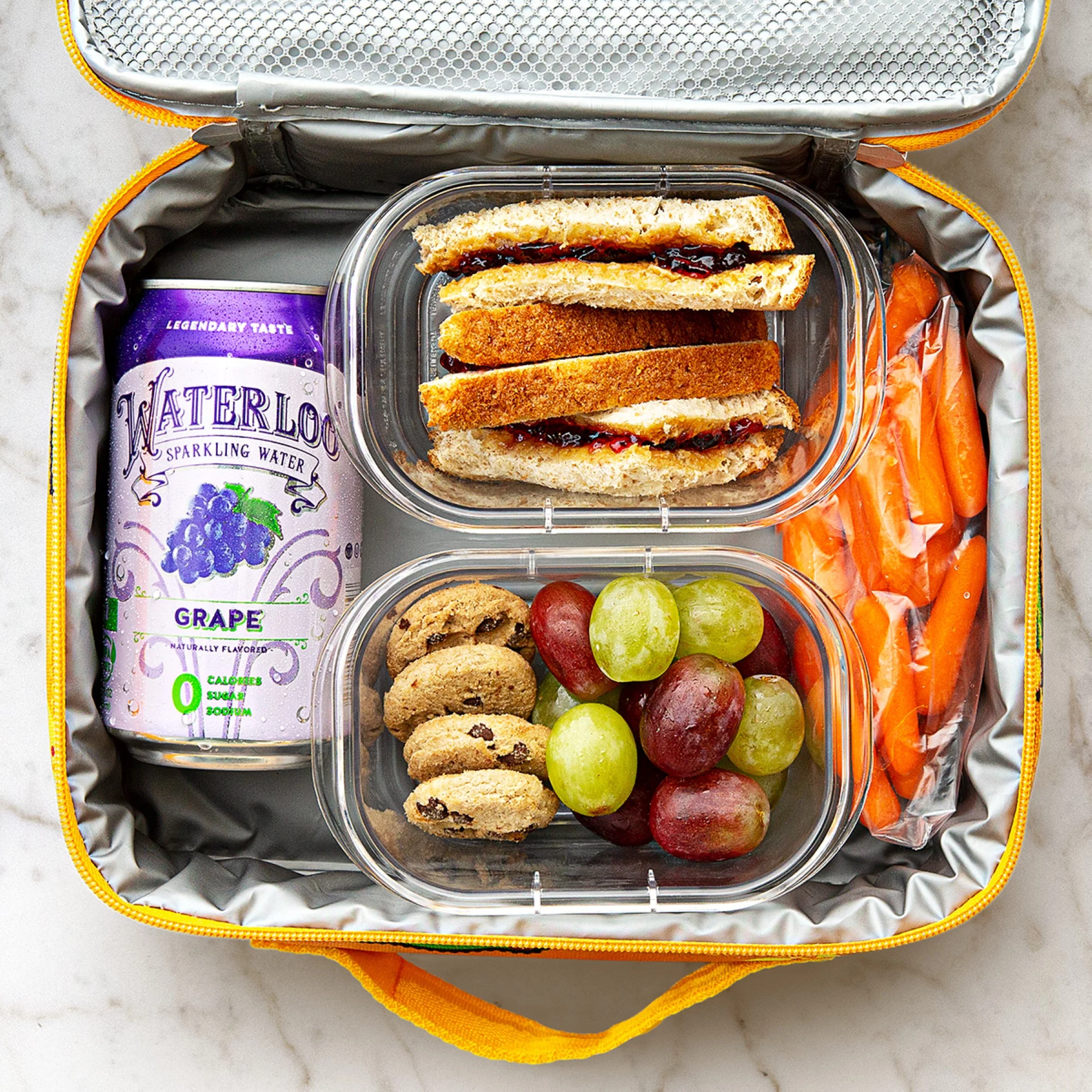 Waterloo Sparkling Water, Grape, 12 fl oz, 24 Pack Cans