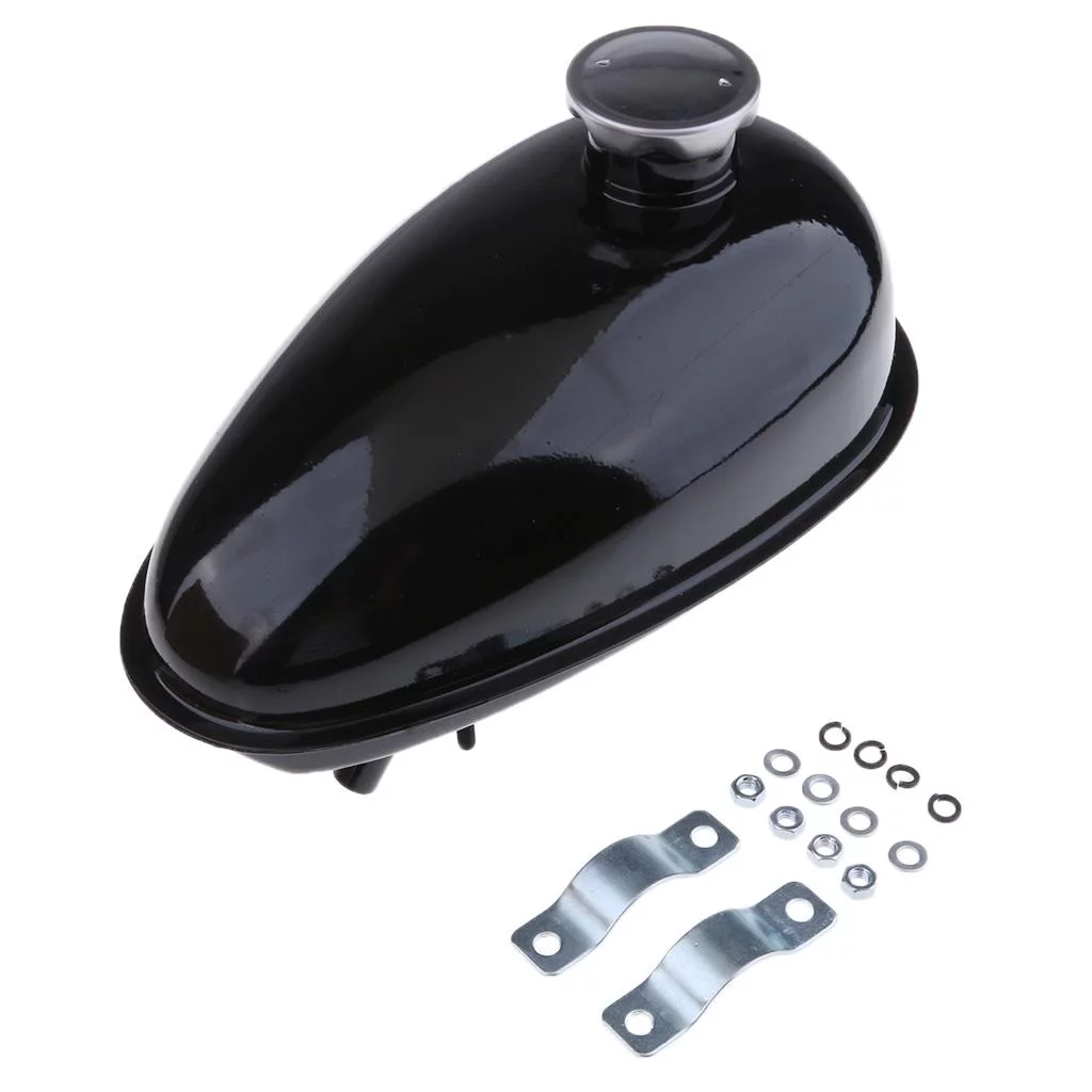3L Fuel Gas Tank with Petcock Cap Fits 80cc 60cc 66cc 2-Stroke Engine Bike Accessories Kits