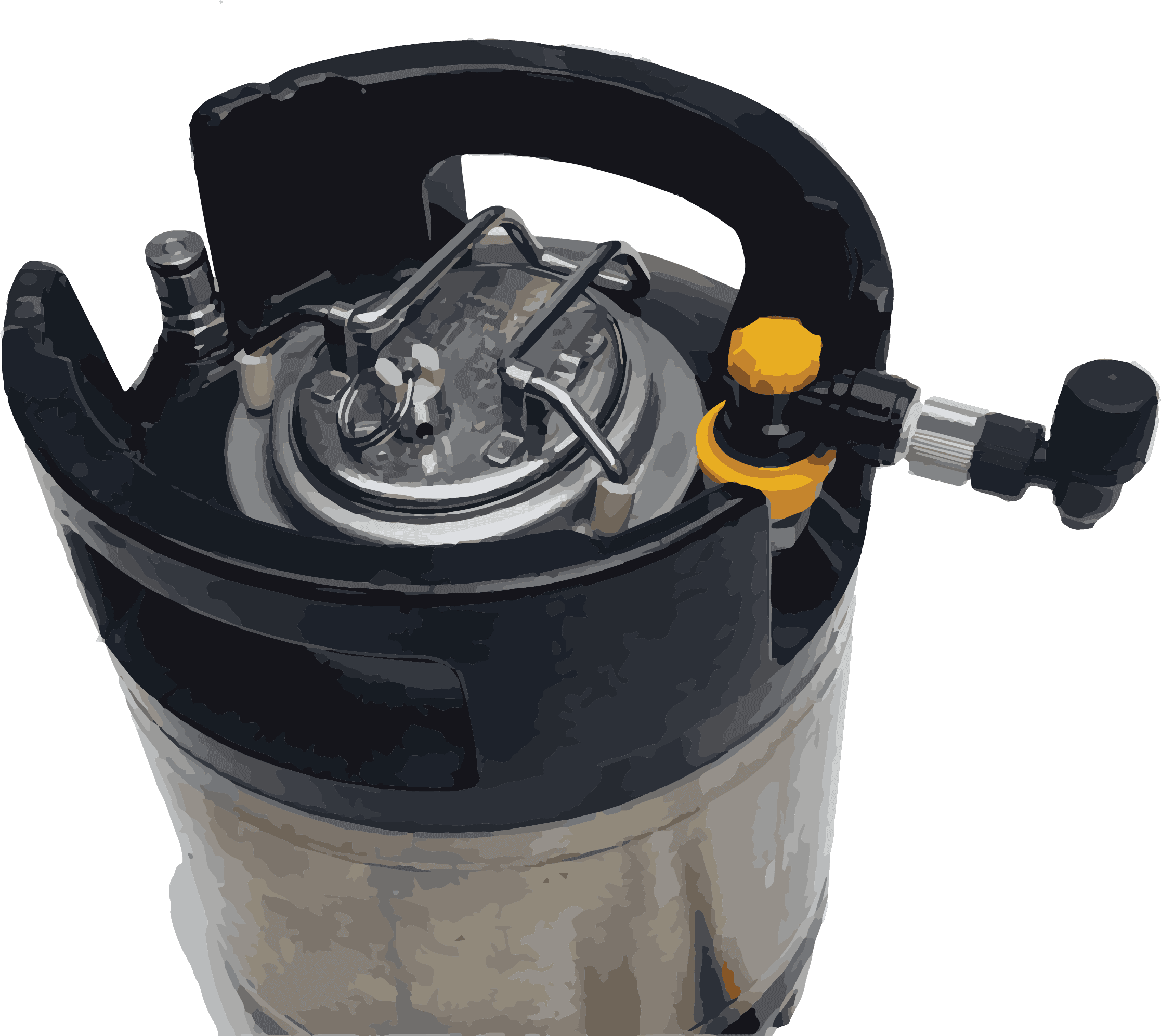 Picnic Tap 2.1 - All-in-One Super Liquid Disconnect, ready to pour great glasses of beer directly from a keg or growler without beer line and drip tray. Made in USA.. Ball Lock Low Profile (LOPRO)