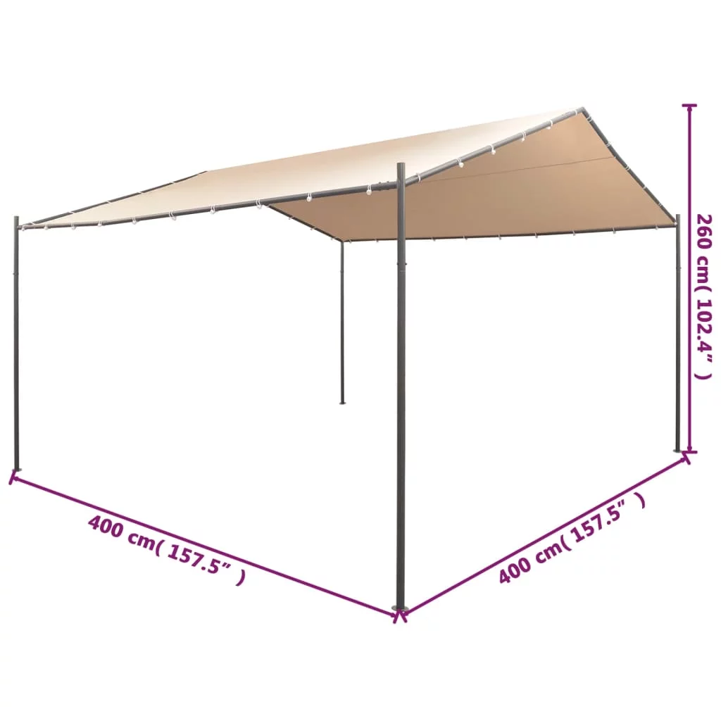 Gazebo Pavilion Tent Canopy 13' 1