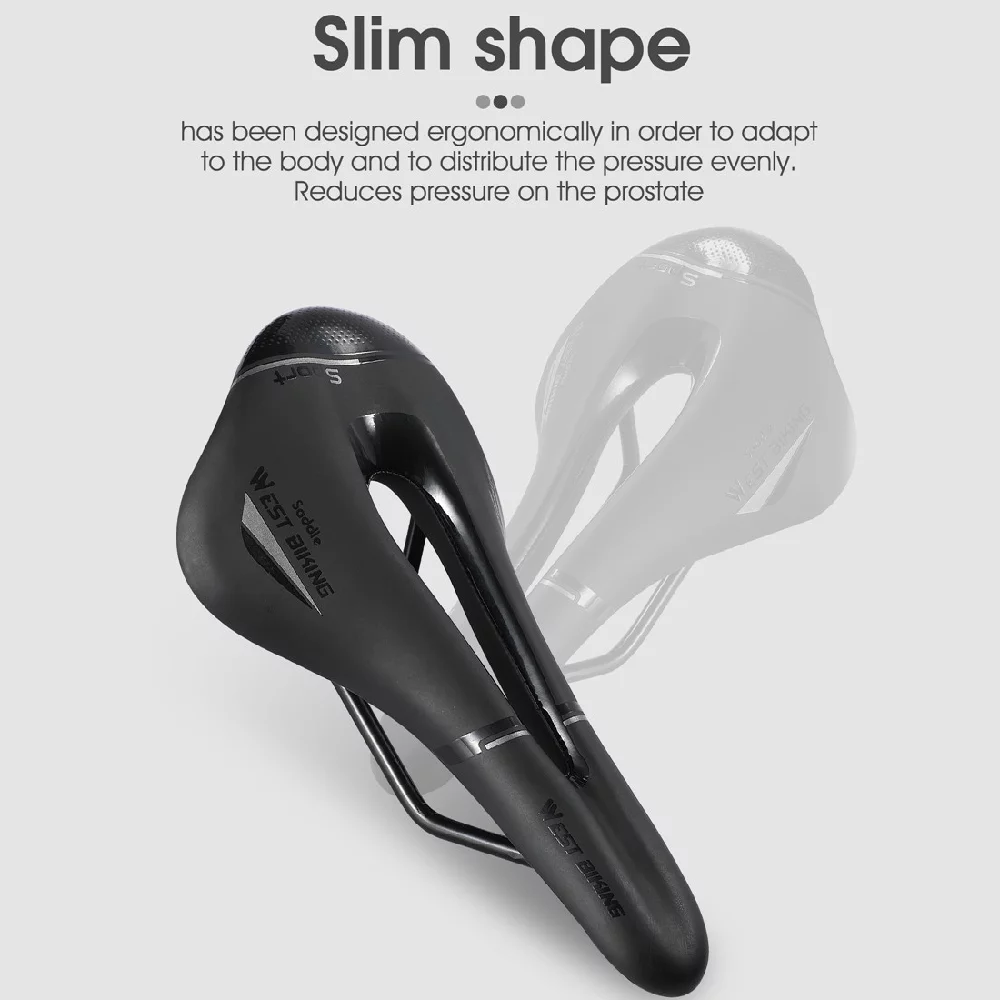 ammoon Streamlined Design Mountain Bike Seats, Prostate Pressure , Road Bike Saddle
