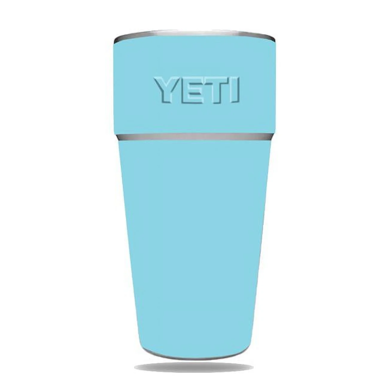 MightySkins YERAM26SI-Solid Baby Blue Skin for Yeti Rambler 26 oz Stackable Cup - Solid Baby Blue