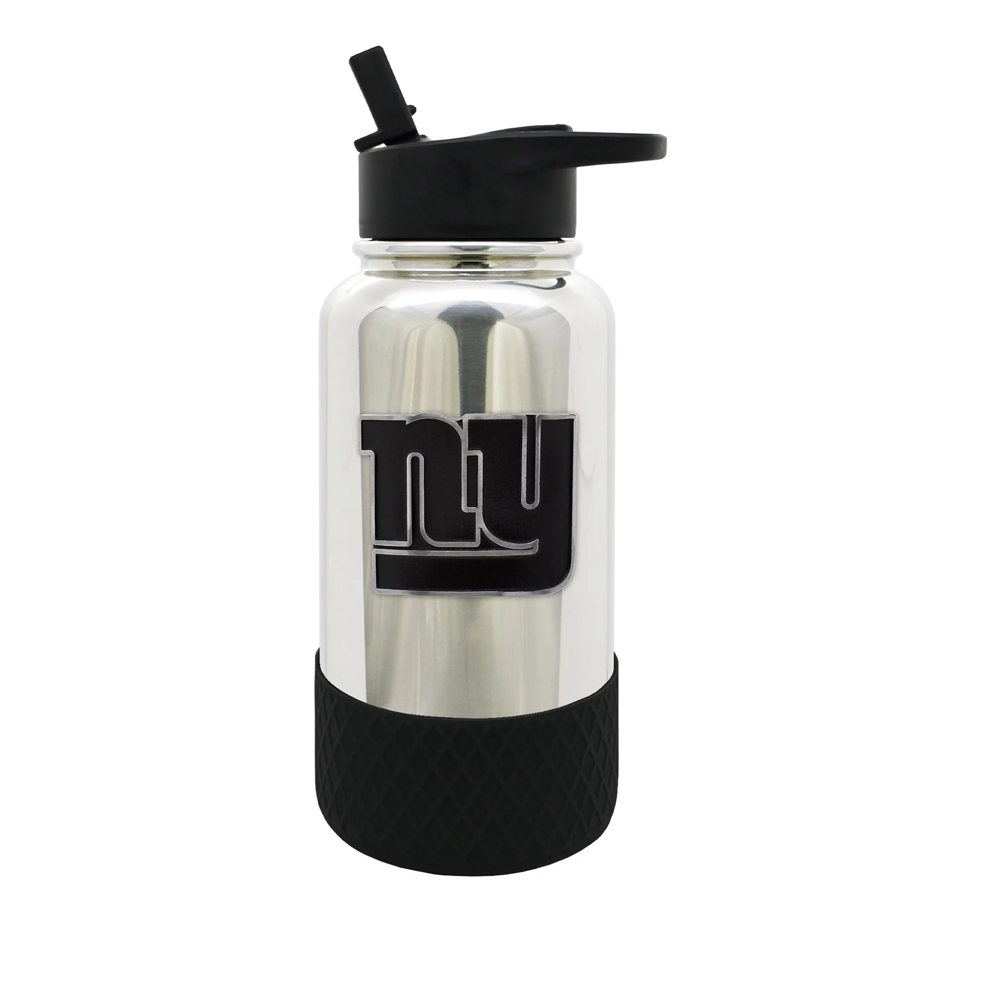 New York Giants 32 oz. Stainless Steel Chrome Thirst Water Bottle