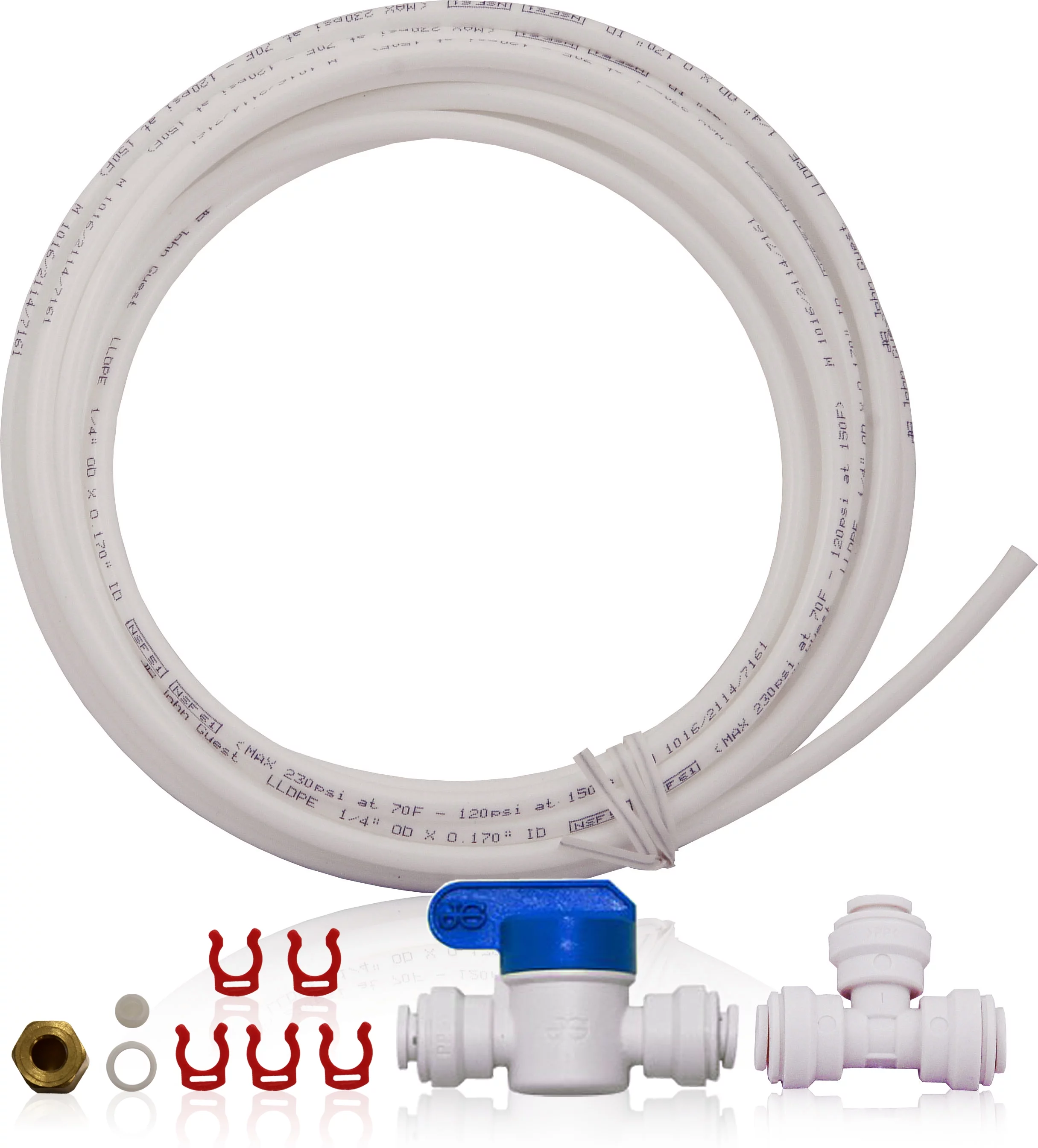 APEC ICEMAKER-KIT-1-4-RO Ice Maker Kit for Reverse Osmosis Systems, Refrigerator & Water Filters