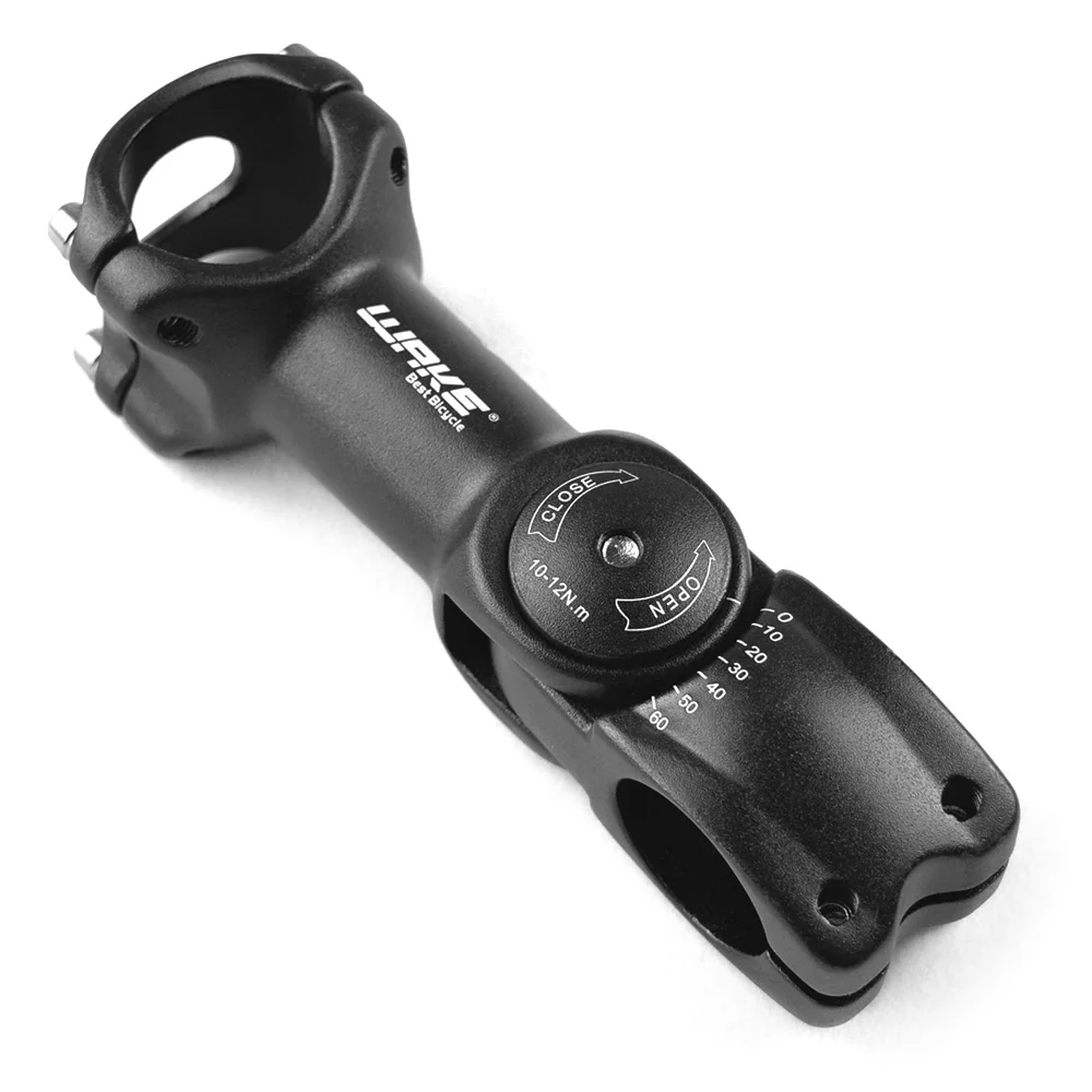 WAKE 25.4mm / 31.8mm 60 Degree Adjustable Bike Aluminum Alloy MTB Mountain Bike Road Handlebar Riser
