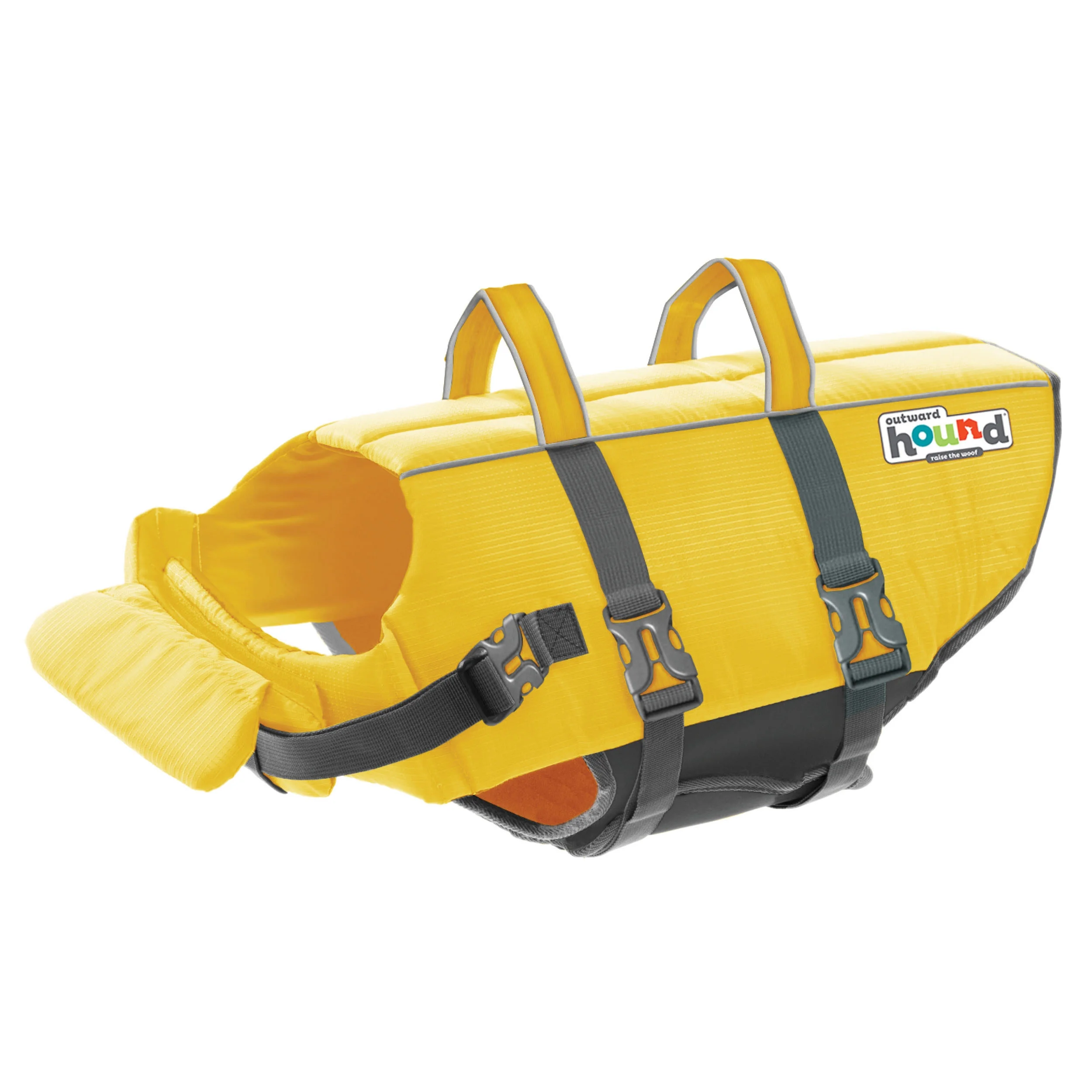 Outward Hound Granby Splash Dog Life Jacket, Yellow, XL