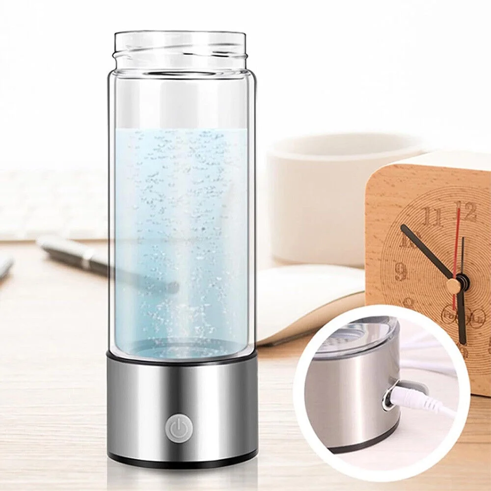 ZUANYETD Hydrogen  Water Bottle Rechargeable Super Antioxidan Ionizer，Hydrogen Rich Water Glass Health Cup