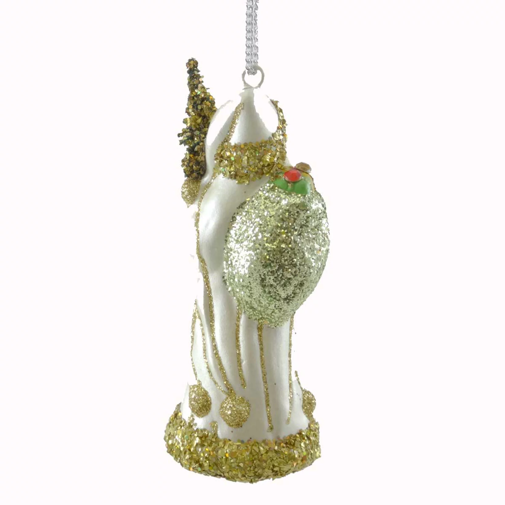 Christopher Radko GOLDEN TIDINGS Paper Mache Ornament Schaller Santa German