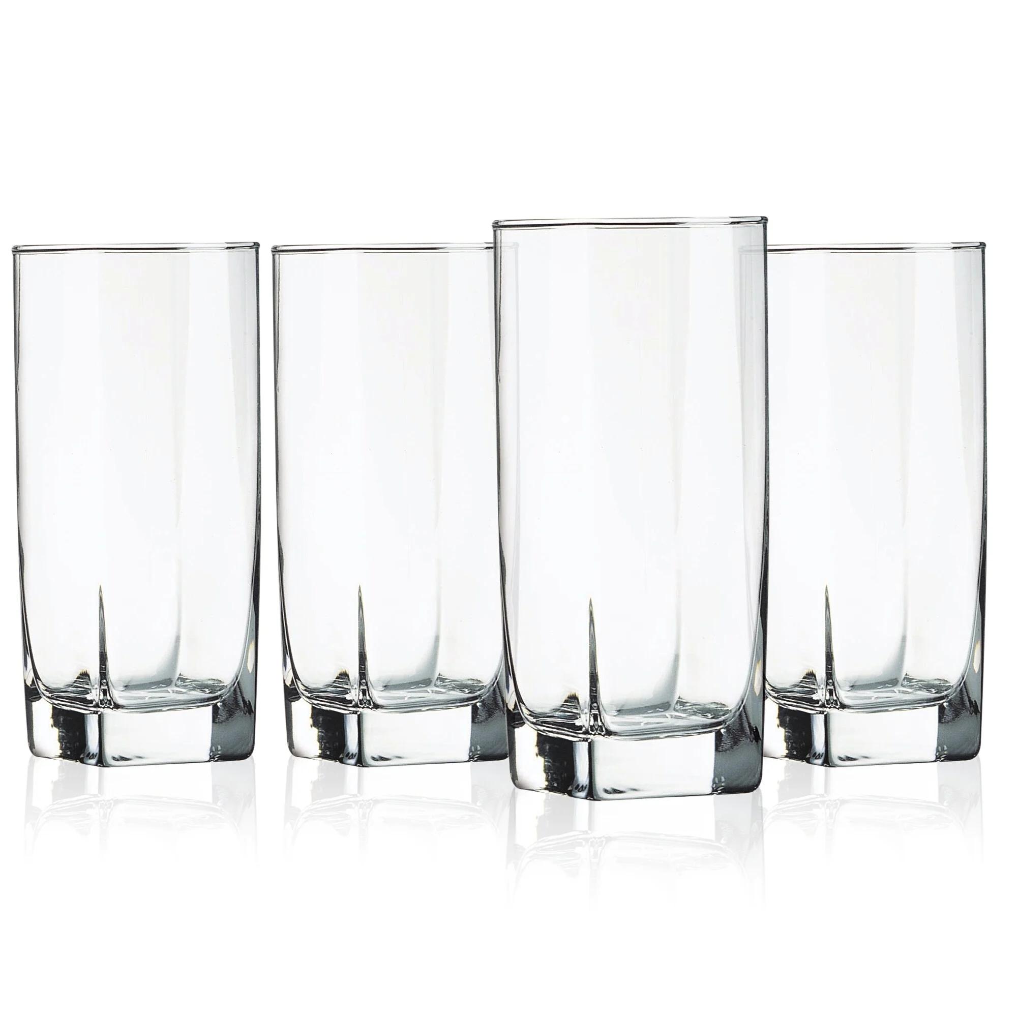 Luminarc 16 oz. Sterling Clear Cooler 4 Pieces Glassware Set