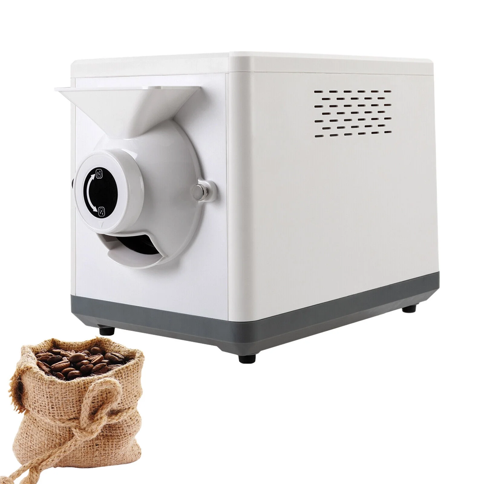 Electric Coffee Bean Roaster Machine 1000g Grain Dry Commercial Roaster 1000W