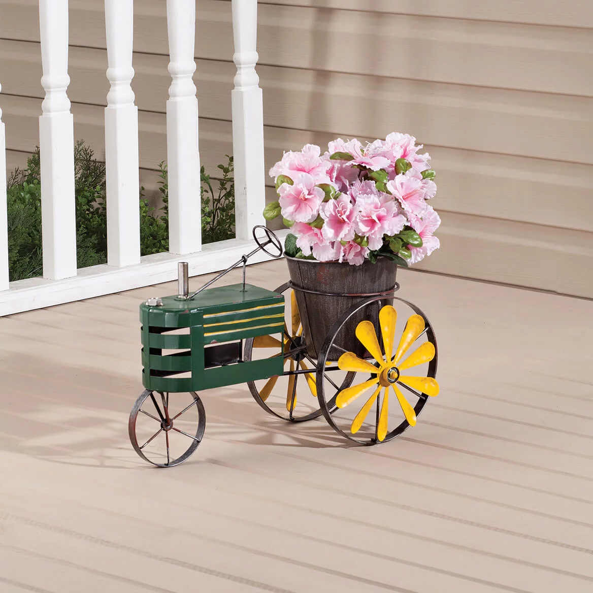 Metal Tractor Windmill Planter by Fox River CreationsTM