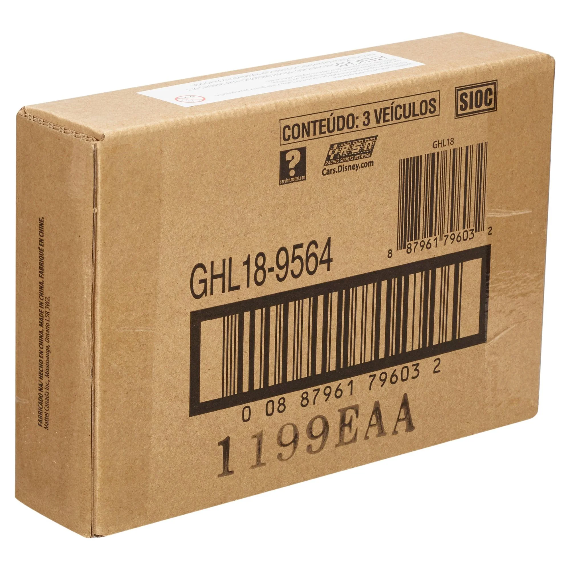 Disney Pixar Cars XRS Drag Racing Vehicle 3-Pack Set