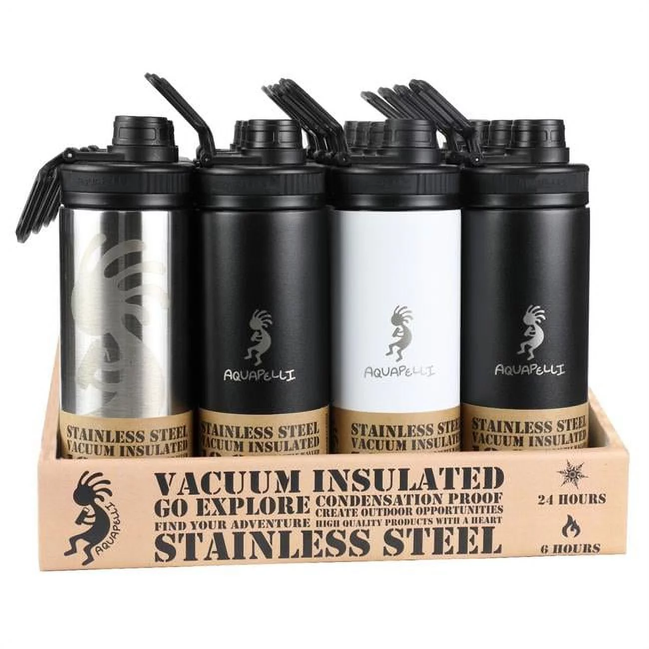 DDI 2350602 Vacuum Insulated Water Bottle Case of 16