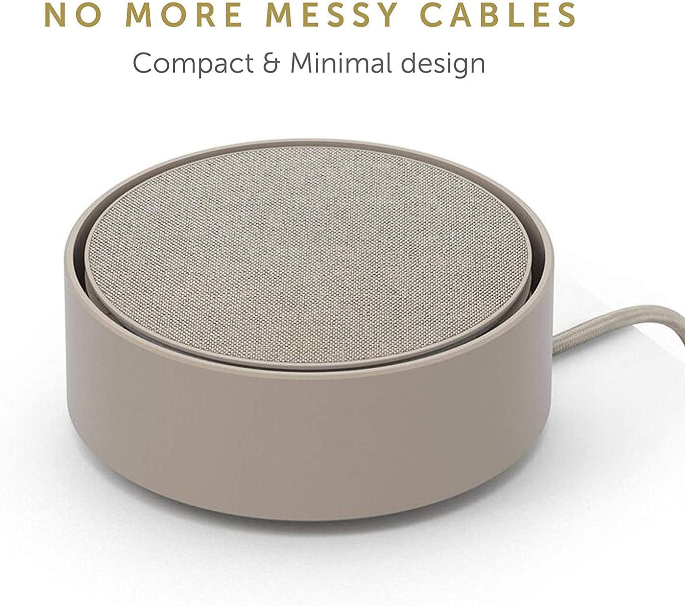 Native Union Eclipse Charger - Power adapter - 39 Watt - 7.8 A - 3 output connectors (USB, 24 pin USB-C) - taupe - United States