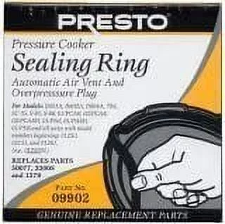 Presto Pressure Cooker Sealing Ring With Air Vent & Over Pressure Plug 6 Qt. 1 - Pa