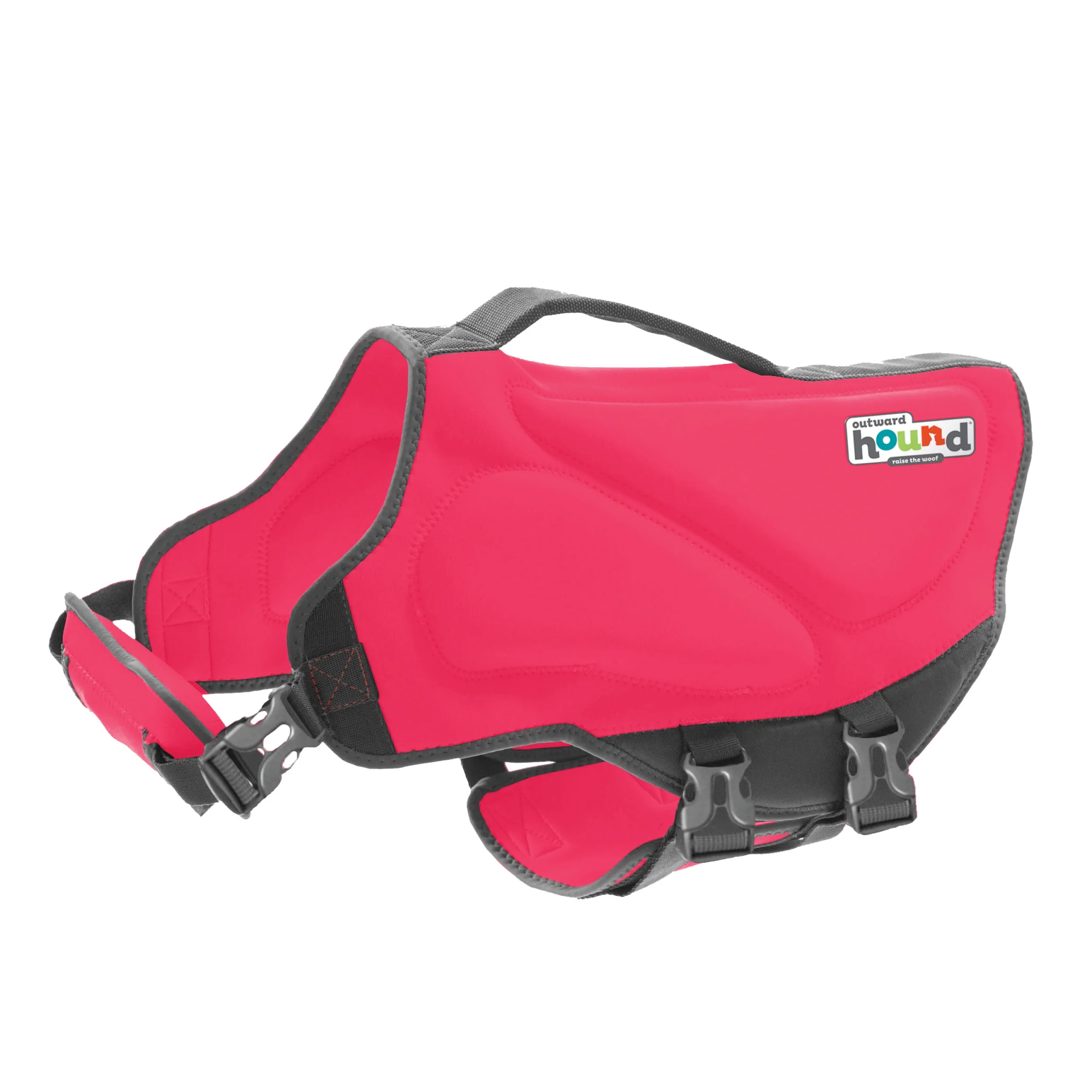 Outward Hound Dawson Swim Dog Life Jacket, Pink, Small