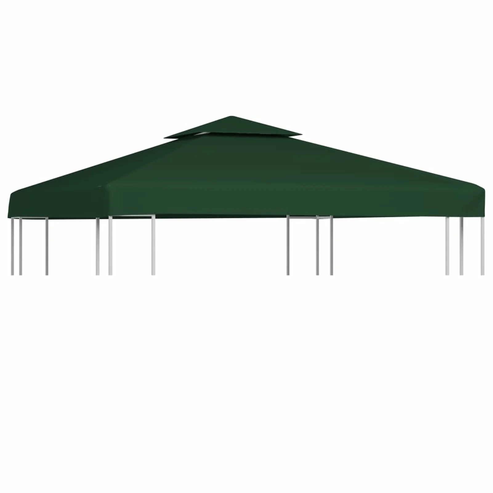 Gecheer Gazebo Cover Canopy Replacement 9.14 ozyd² Green 10'x10'