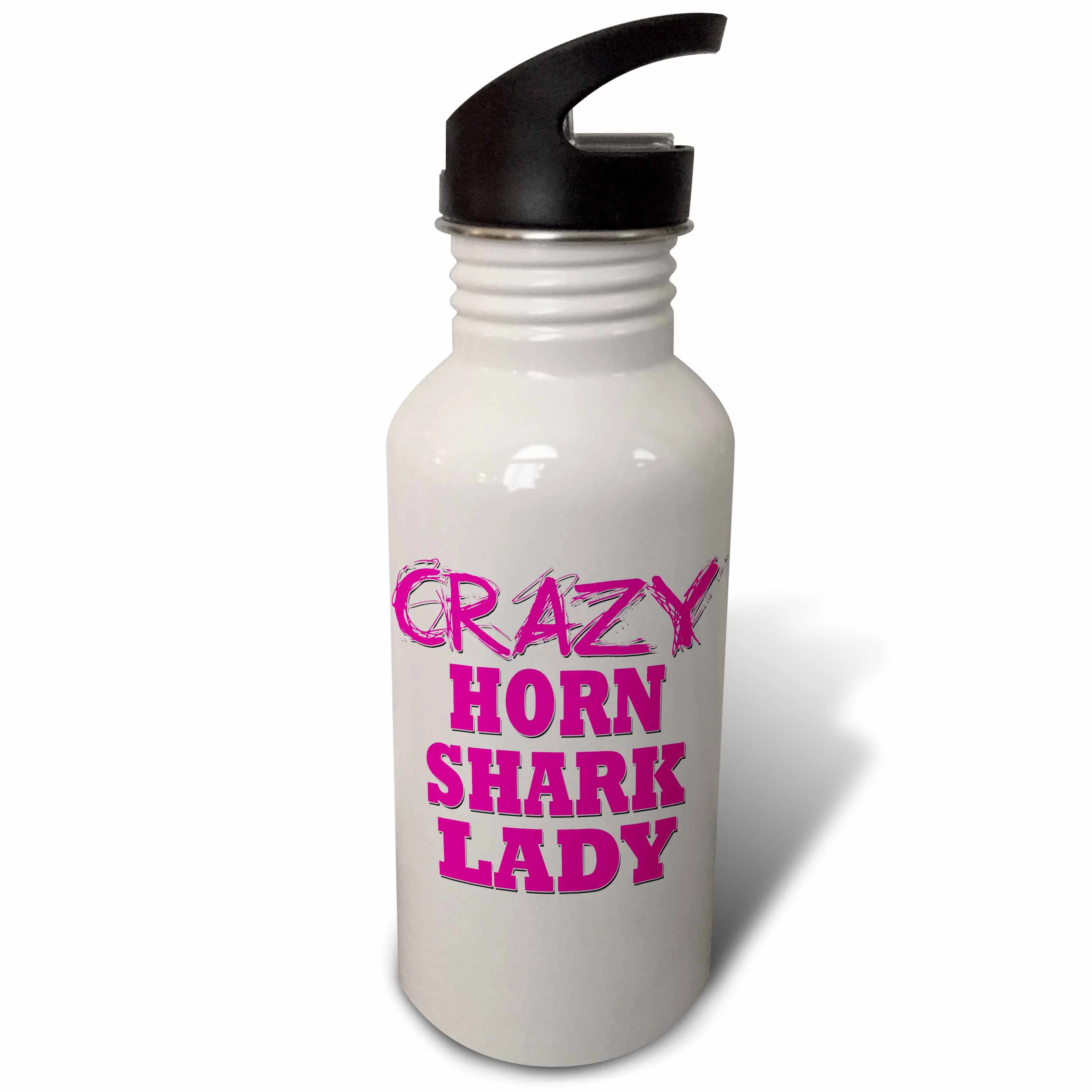 Crazy Horn Shark Lady 21 oz Sports Water Bottle wb-175111-1