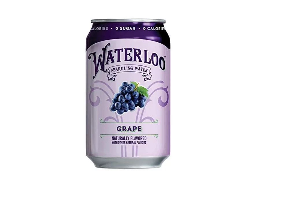 Waterloo Sparkling Water Flavor Grape, 12 Ounce - Pack Of 24