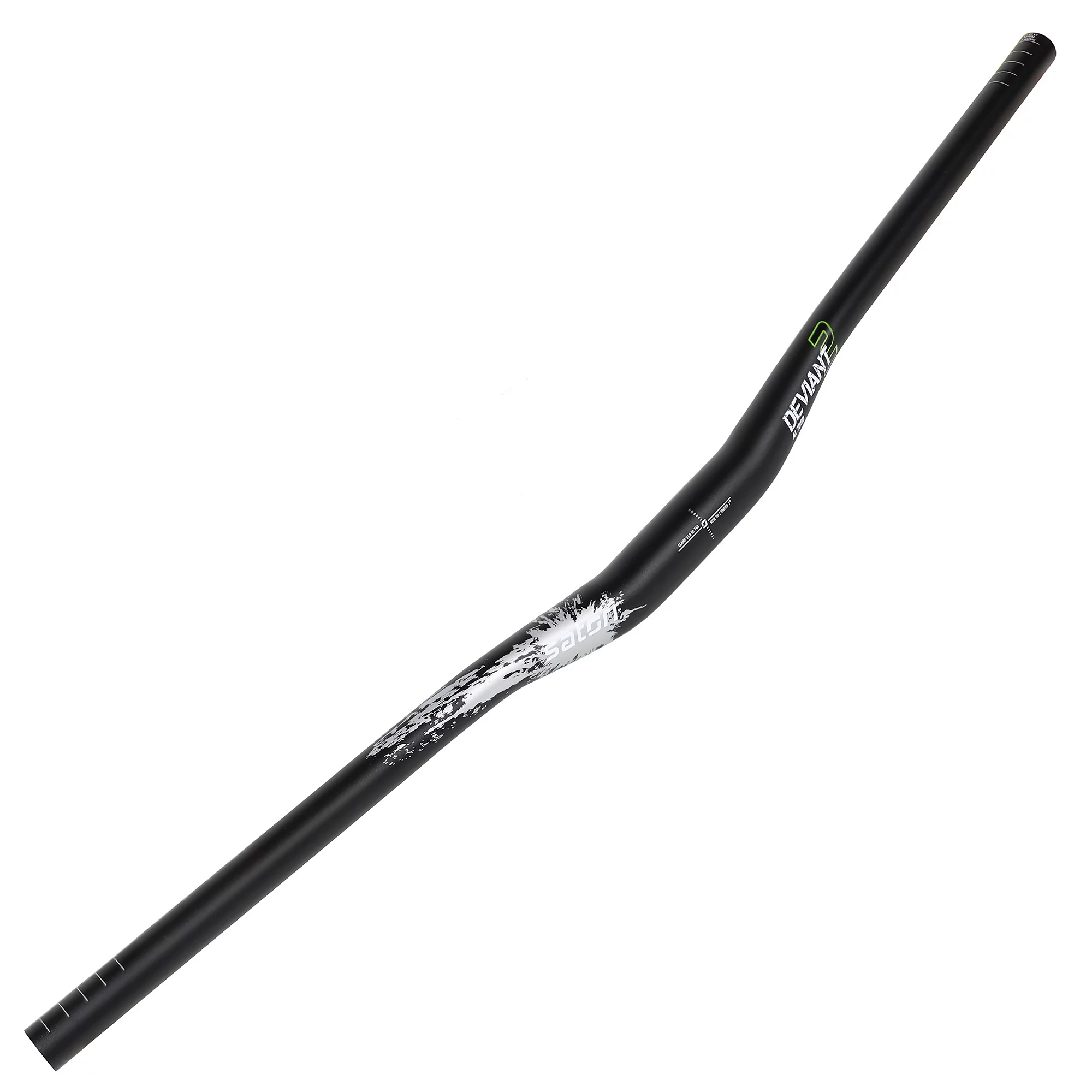 SATORI 31.8mm 760mm Flat Riser Handlebar for MTB - 20mm Rise - 7 Degree Sweep