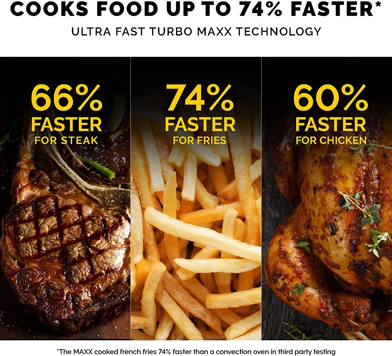 Kalorik MAXX Air Fryer Oven Grill Deluxe AFO 51041 SS |26 Quart Digital Smokeless Indoor Grill & Air Fryer Oven Combo Refurbished