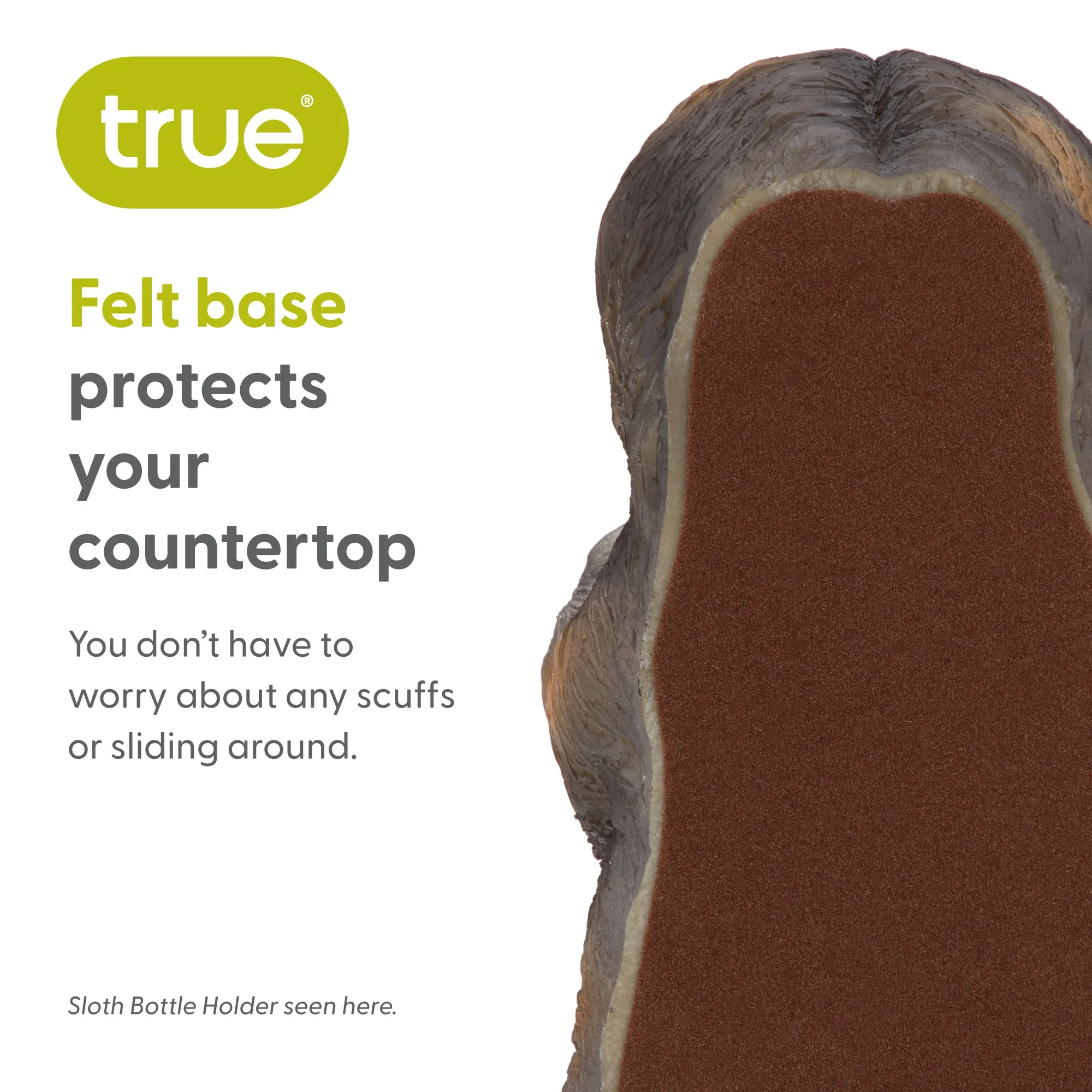 True Dachshund Polyresin Wine Bottle Holder Set of 1, Yellow, Holds 1 Standard Wine Bottle