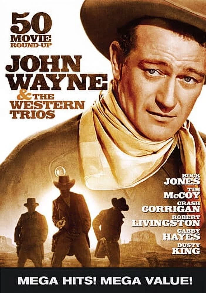 John Wayne & the Western Trios: 50 Movie Round-Up (DVD), Mill Creek, Western