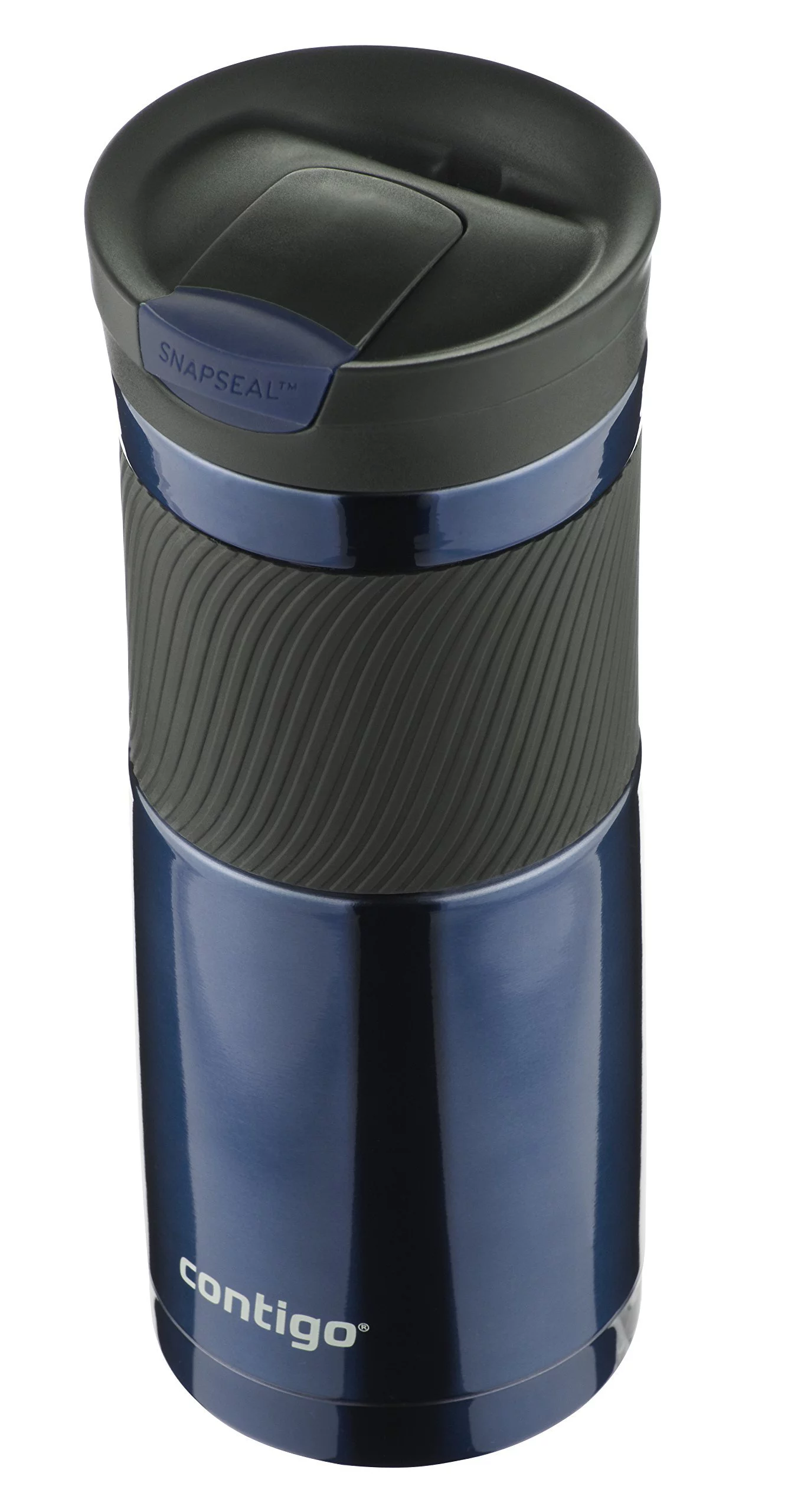 contigo snapseal byron vacuum-insulated stainless steel travel mug, 20 oz, monaco