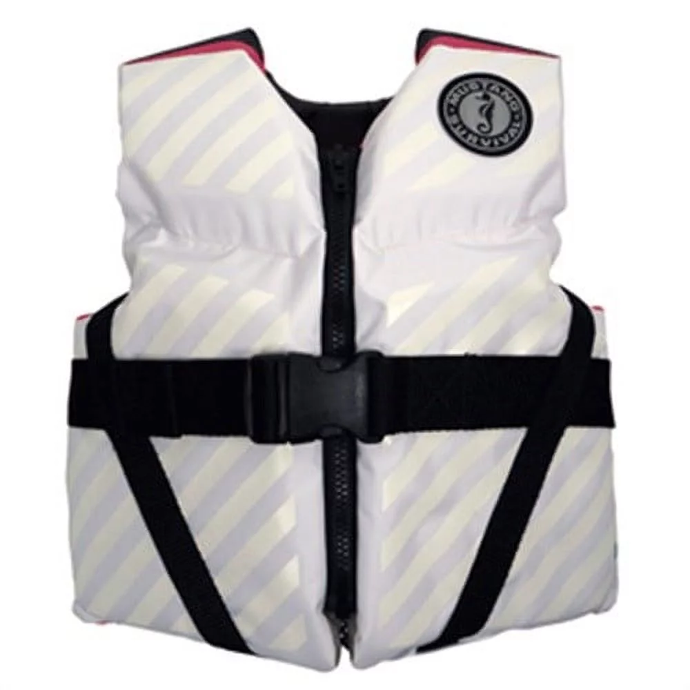 Mustang Lil' Legends 70 Youth Vest - 50-90lbs - Pink/White