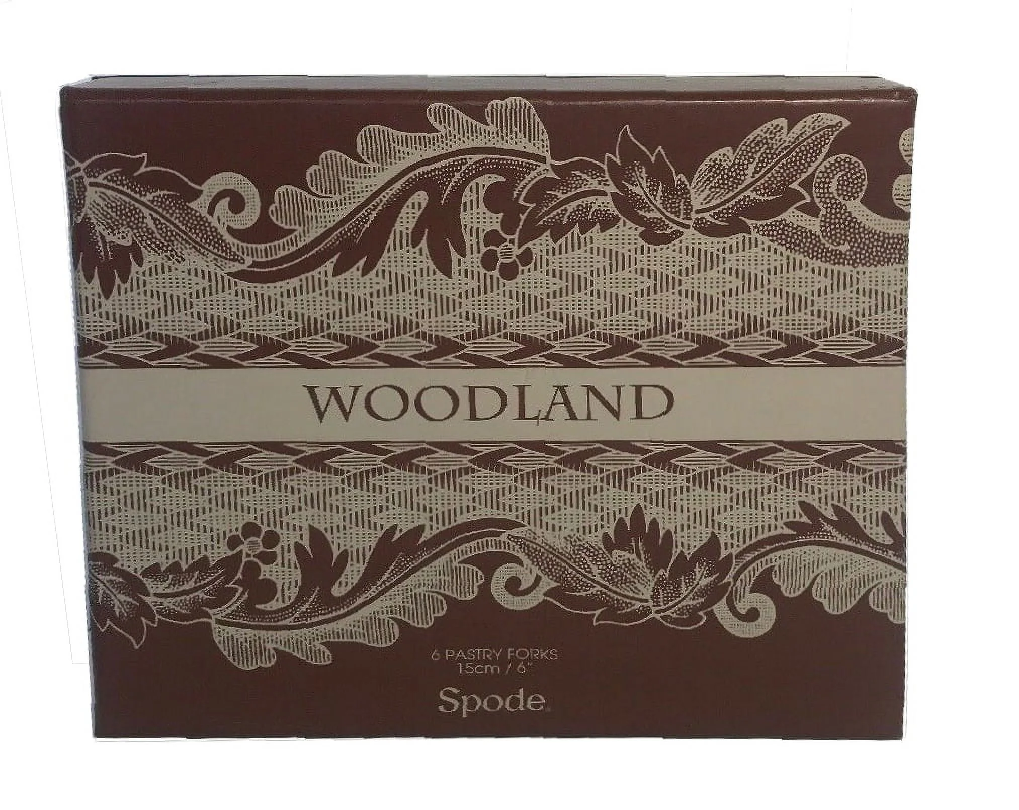 Spode Woodland S/6 Pastry Forks (Assorted Motifs)