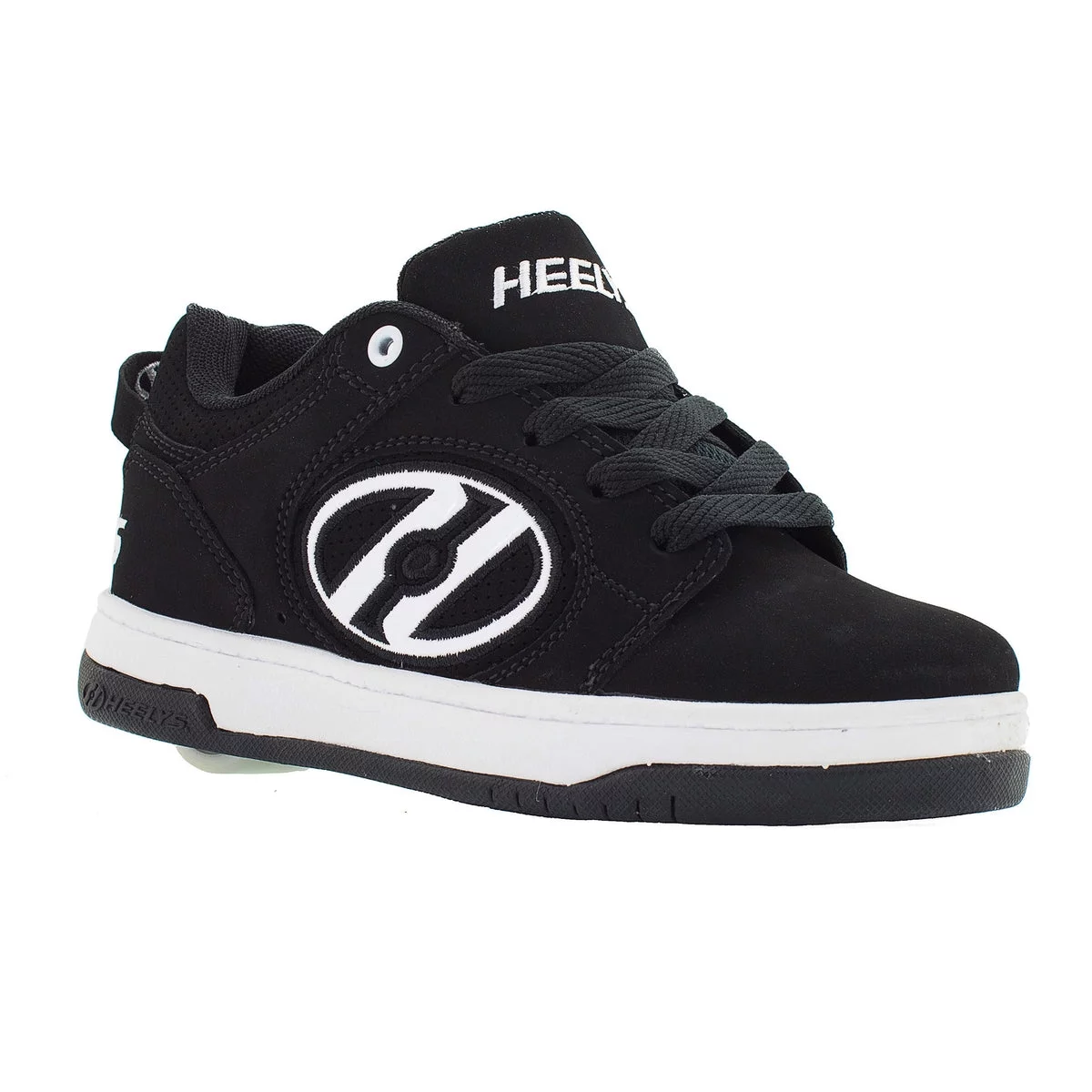 HEELYS Unisex Kids Voyager Wheeled Shoe Black/White - HE100713H