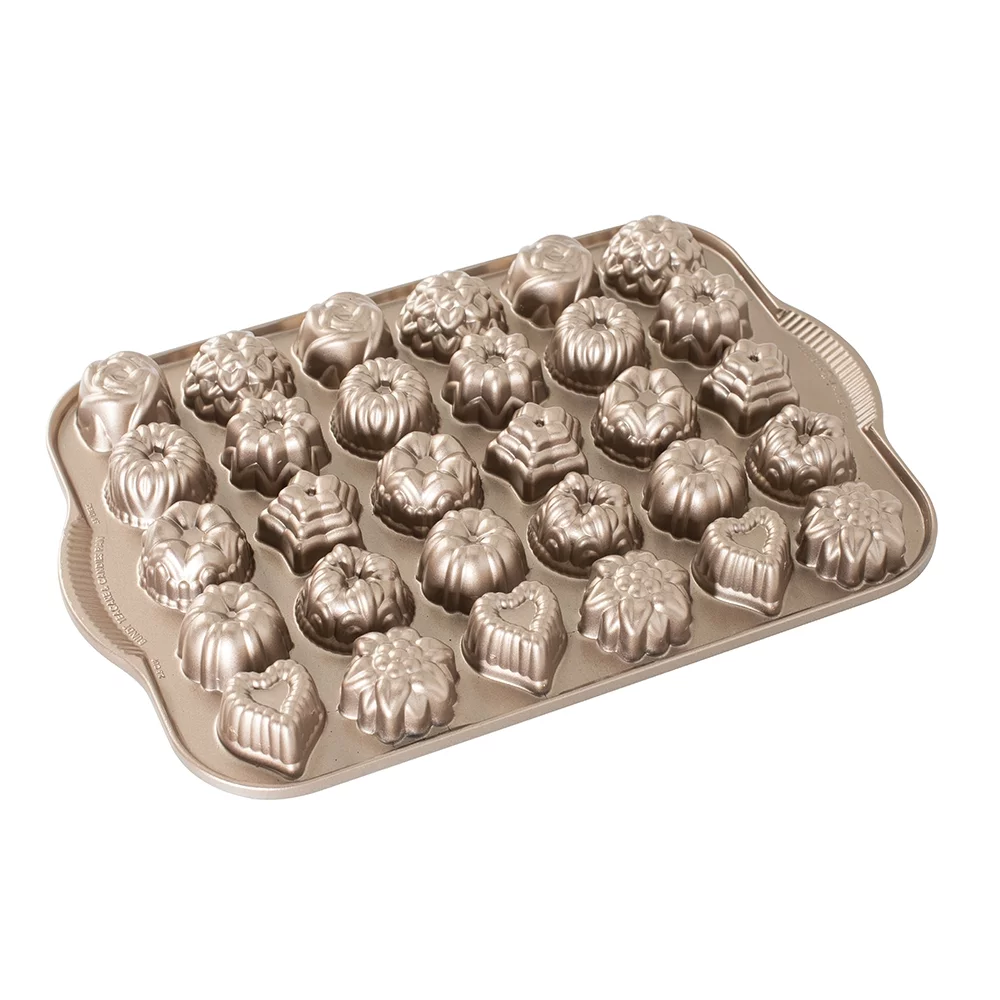 Nordic Ware Cast-Aluminum Nonstick Tea-Cake and Candy Mold