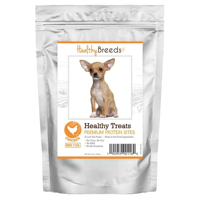 Chihuahua Healthy Treats Premium Protein Bites Chicken Dog Treats, 10 oz
