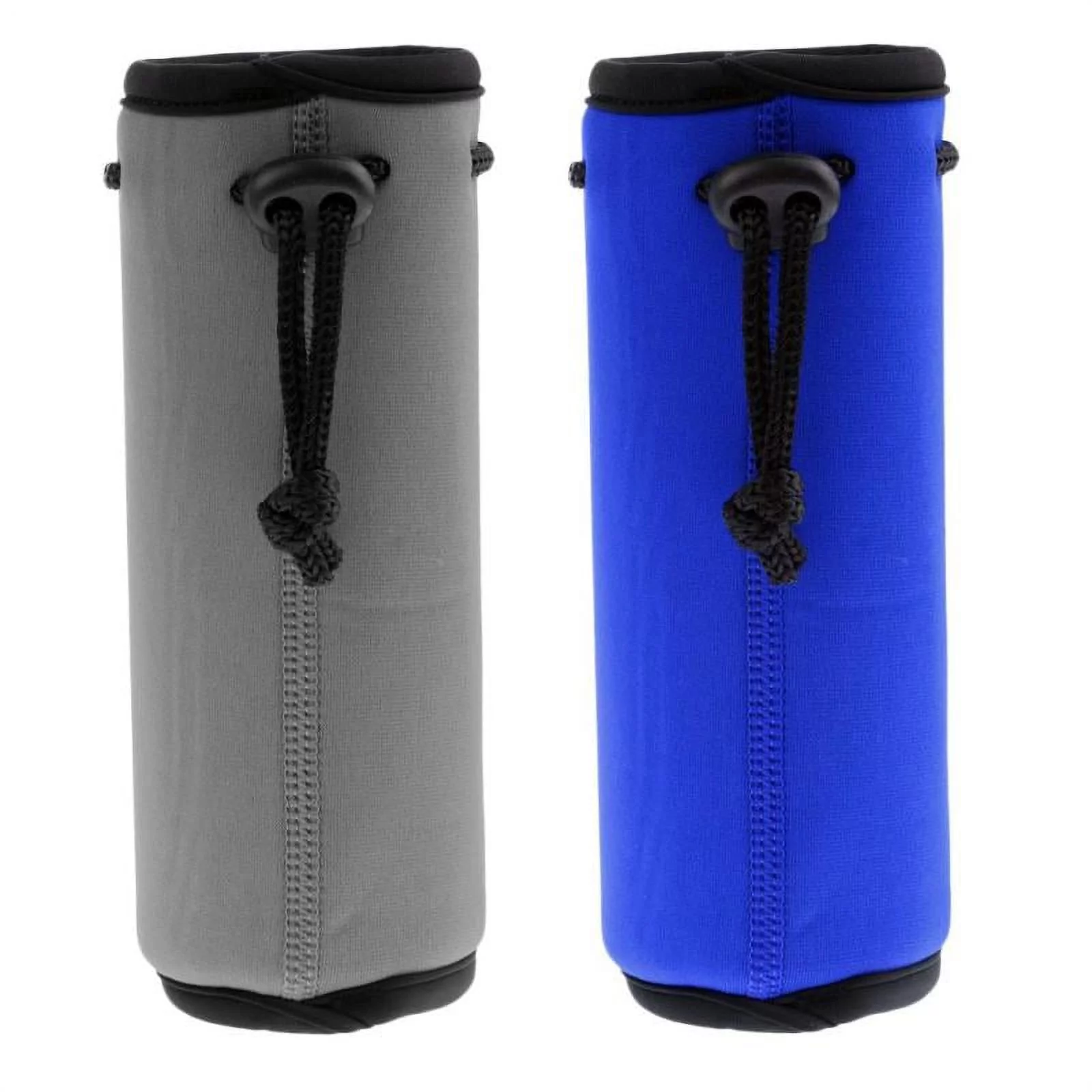 2Pcs Neoprene Insulated Sport Water Bottle Cover Pouch Sleeve Bag Holder