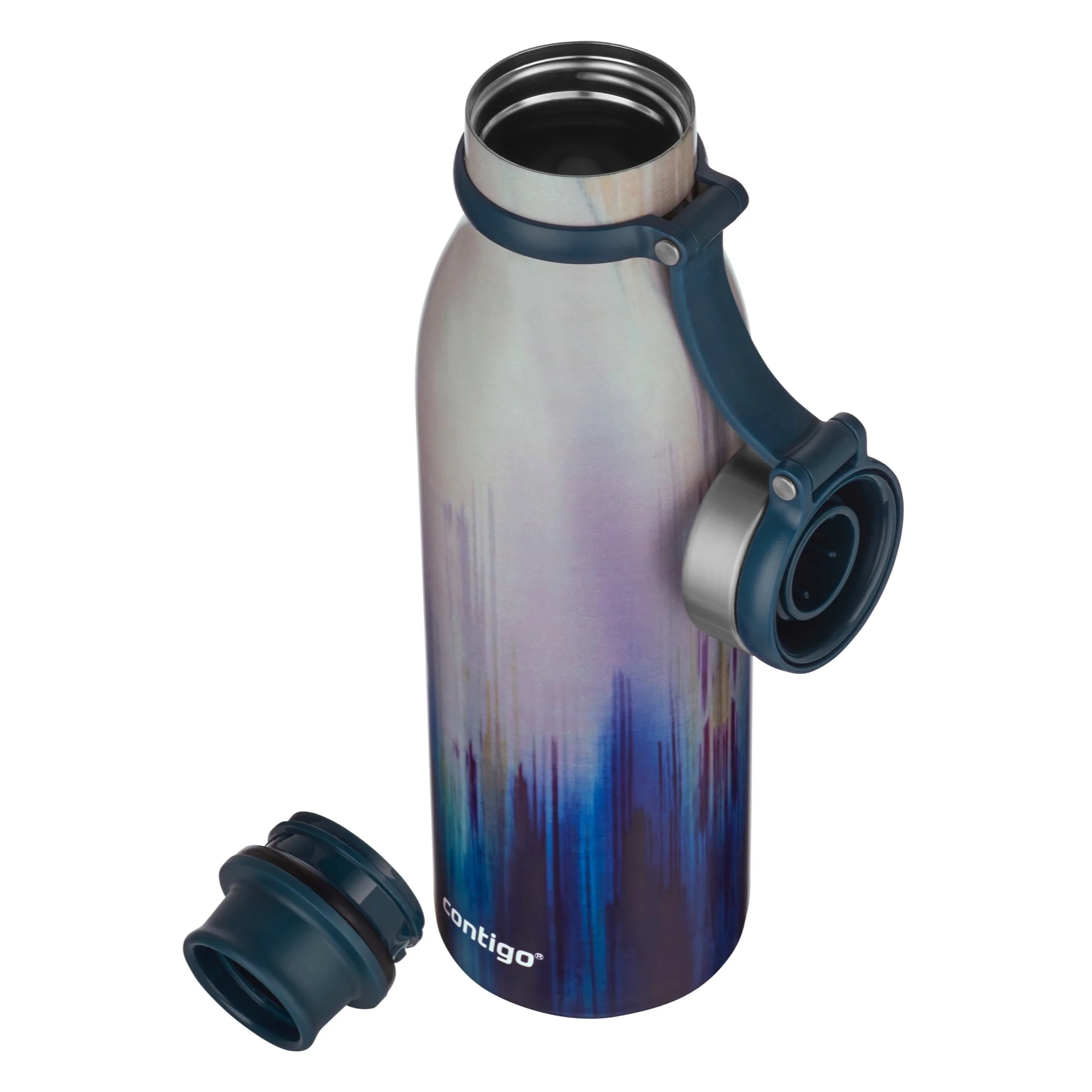 Contigo Couture Matterhorn, Stainless Steel Water Bottle, Merlot Airbrush, 20 fl oz.