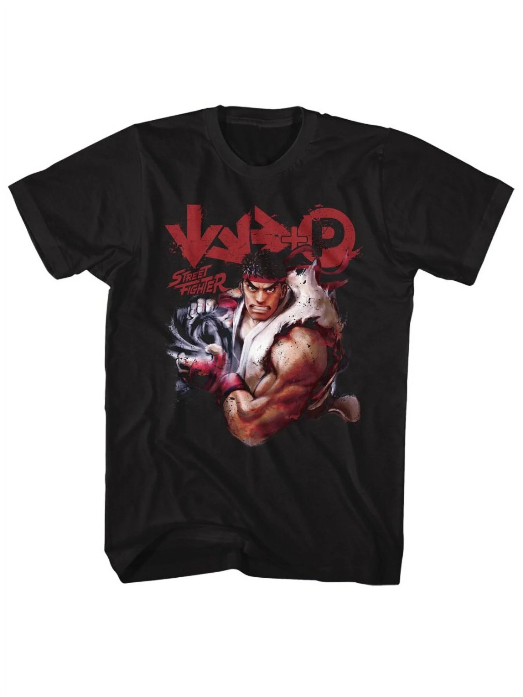 Street Fighter Video Martial Arts Arcade Game Controls Adult T-Shirt Tee XLT