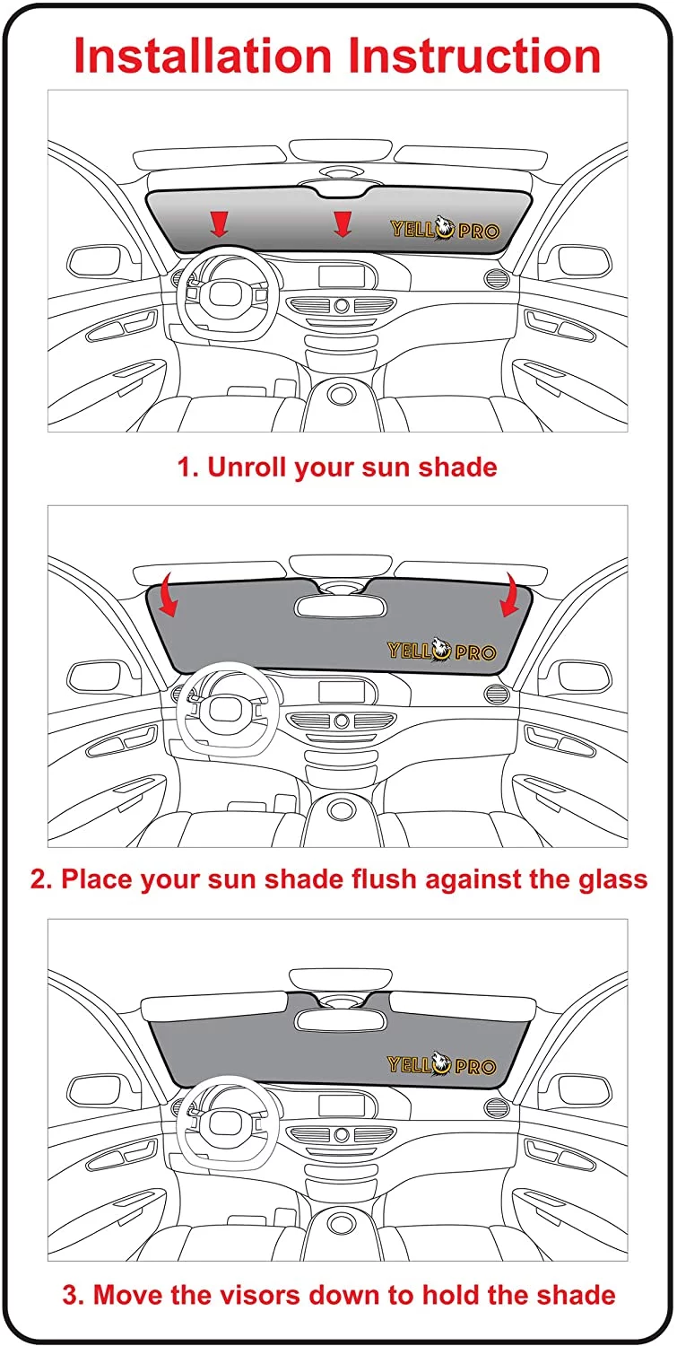 Front Windshield Sunshade for 2019-2024 Audi Q3 SUV