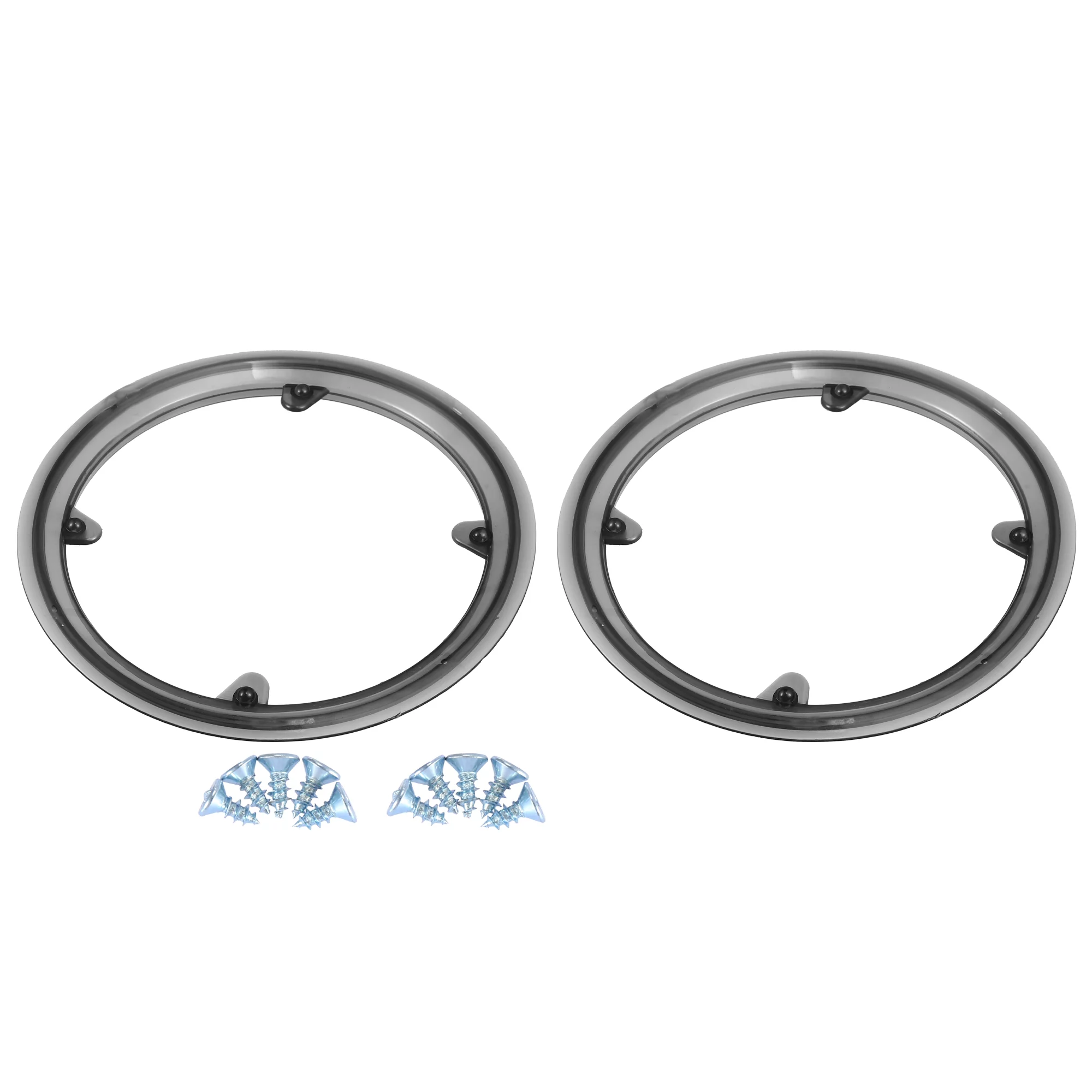 Unique Bargains 2pcs 42 Teeth 9.7-10.7cm 4 Holes Bicycle Bike Crankset Chain Wheel Cover Protection Chain Wheel Protective Brown Hollow