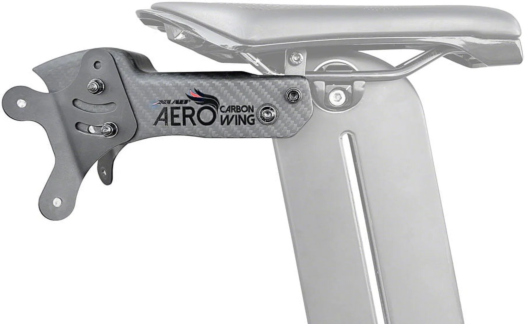 Xlab Aero Carbon Wing Behind Saddle Water Bottle Cage Mount - Carrier Only