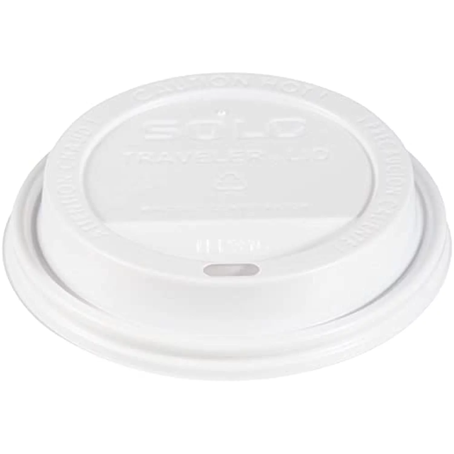 Solo Tlp316-0007 White Traveler Lid For Ssp And Bare Paper Hot Cup - 2 Packs Of 100 (200 Lids Total)